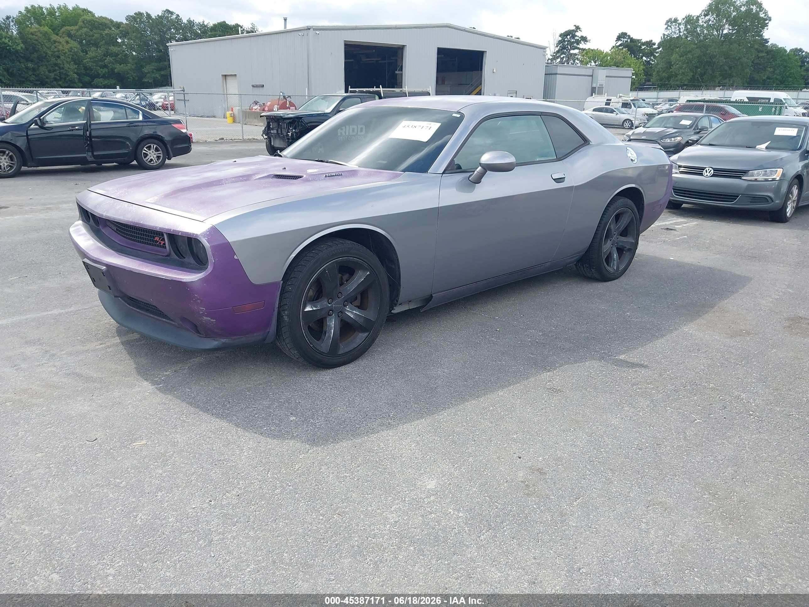 2011 Dodge Challenger R/t Purple vin: 2B3CJ5DT8BH560831