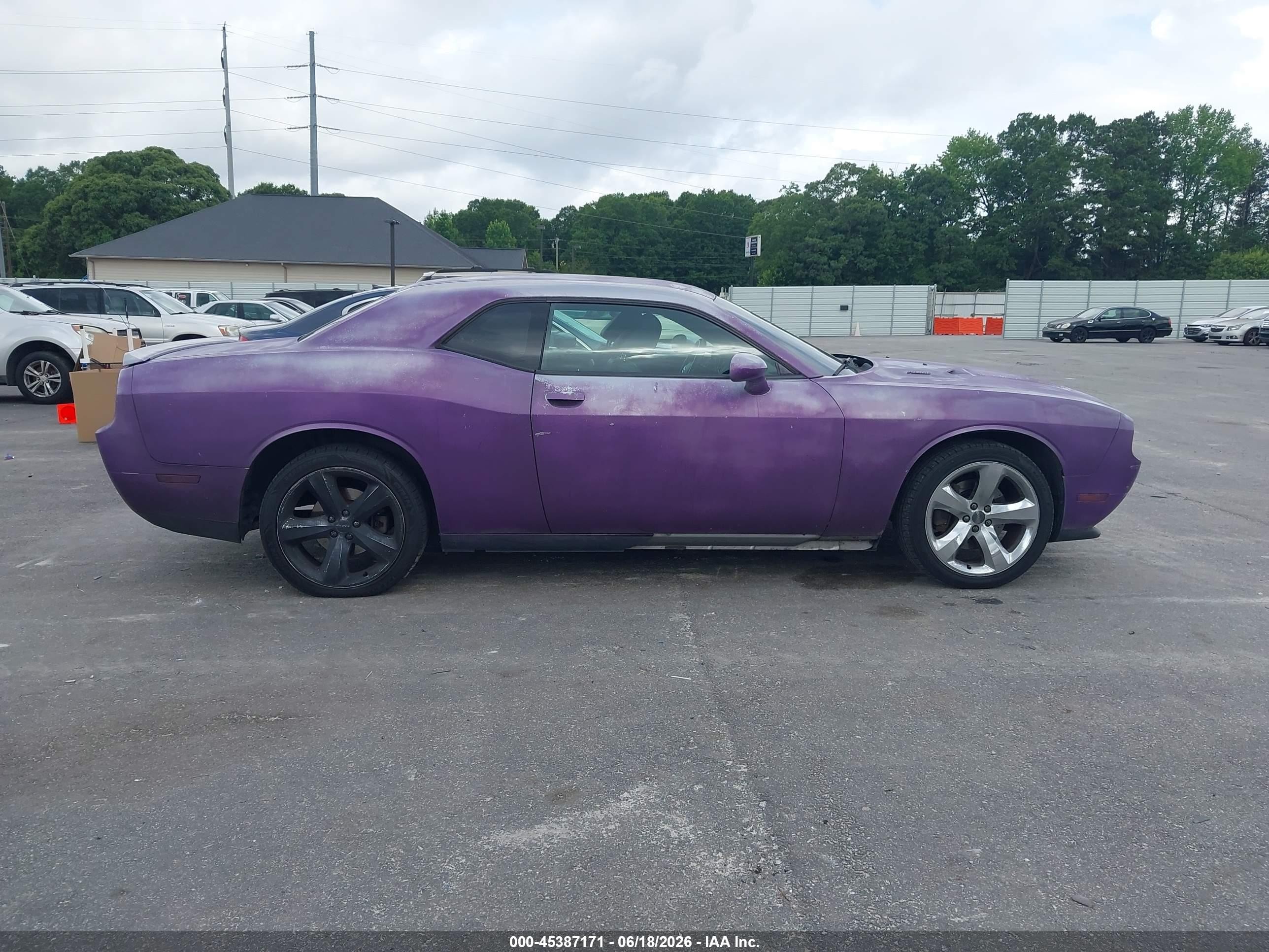 2011 Dodge Challenger R/t Purple vin: 2B3CJ5DT8BH560831
