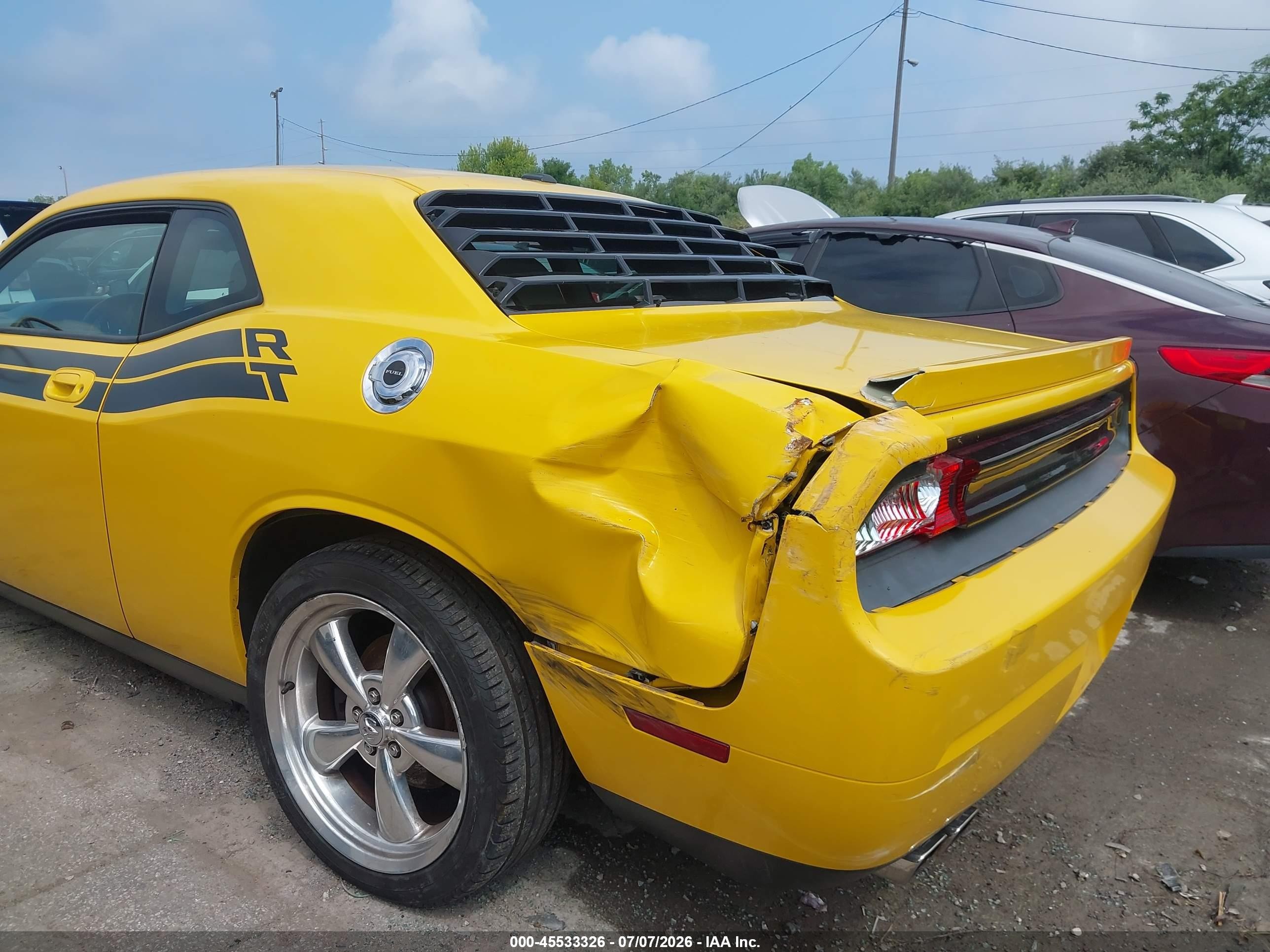 2010 Dodge Challenger R/t Yellow vin: 2B3CJ5DT9AH157262