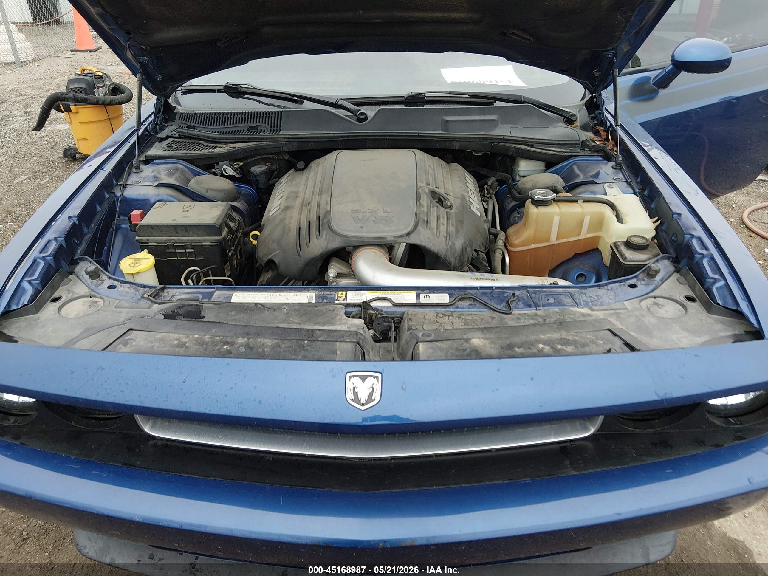 2010 Dodge Challenger R/t Blue vin: 2B3CJ5DT9AH200904