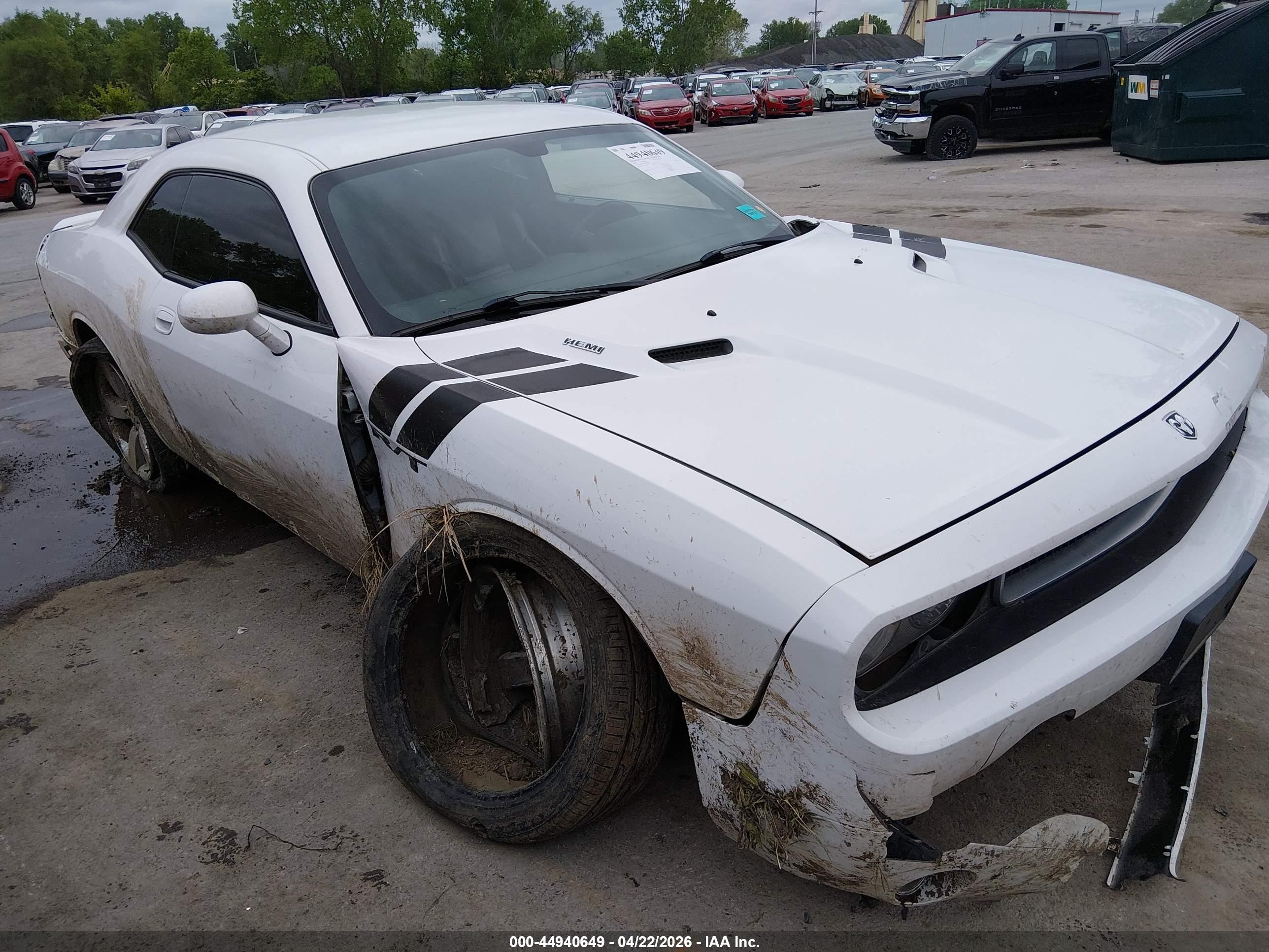 2010 Dodge Challenger R/t White vin: 2B3CJ5DT9AH289308