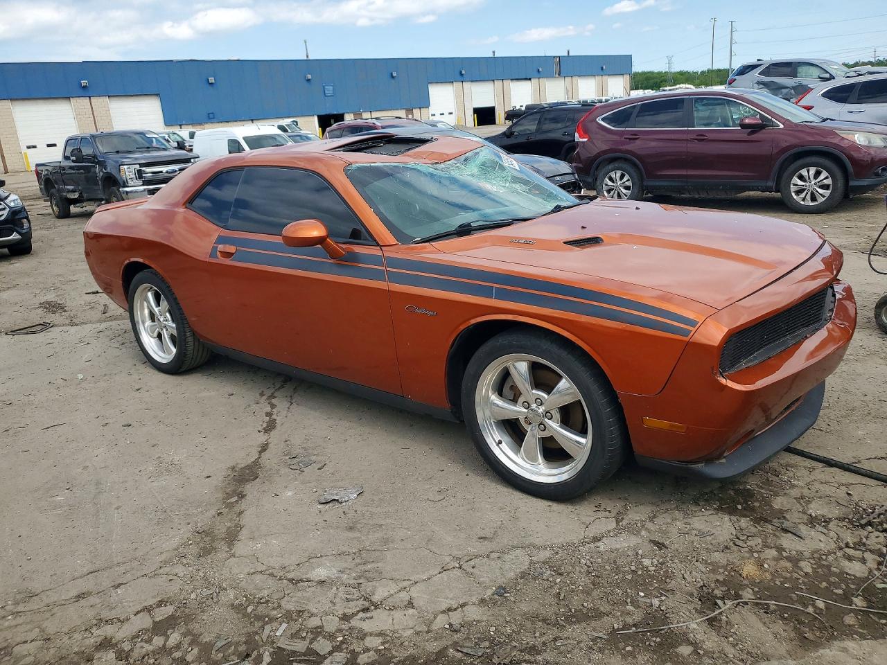 2011 Dodge Challenger R Оранжевый vin: 2B3CJ5DT9BH542712