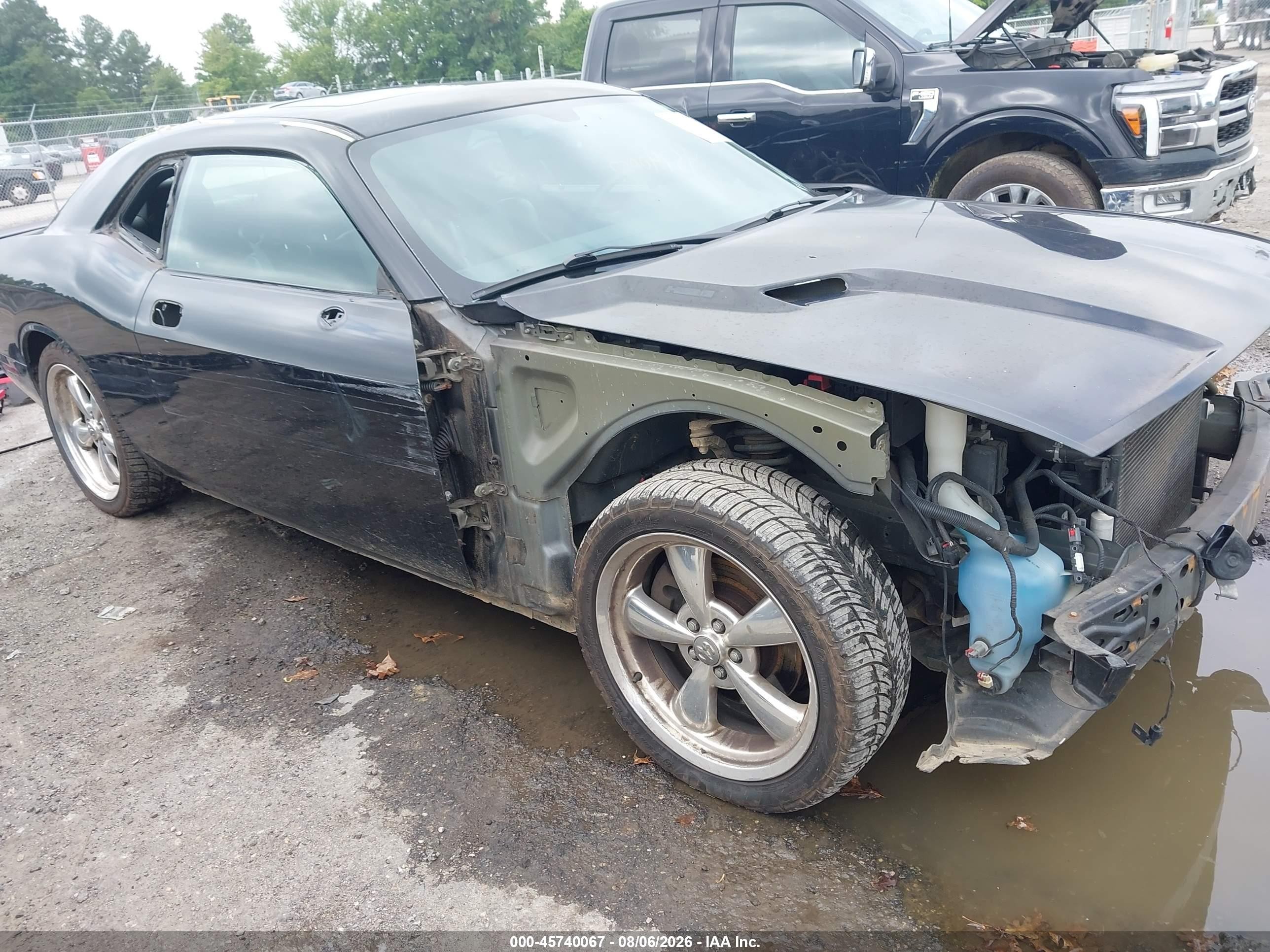 2010 Dodge Challenger R/t Black vin: 2B3CJ5DTXAH111715