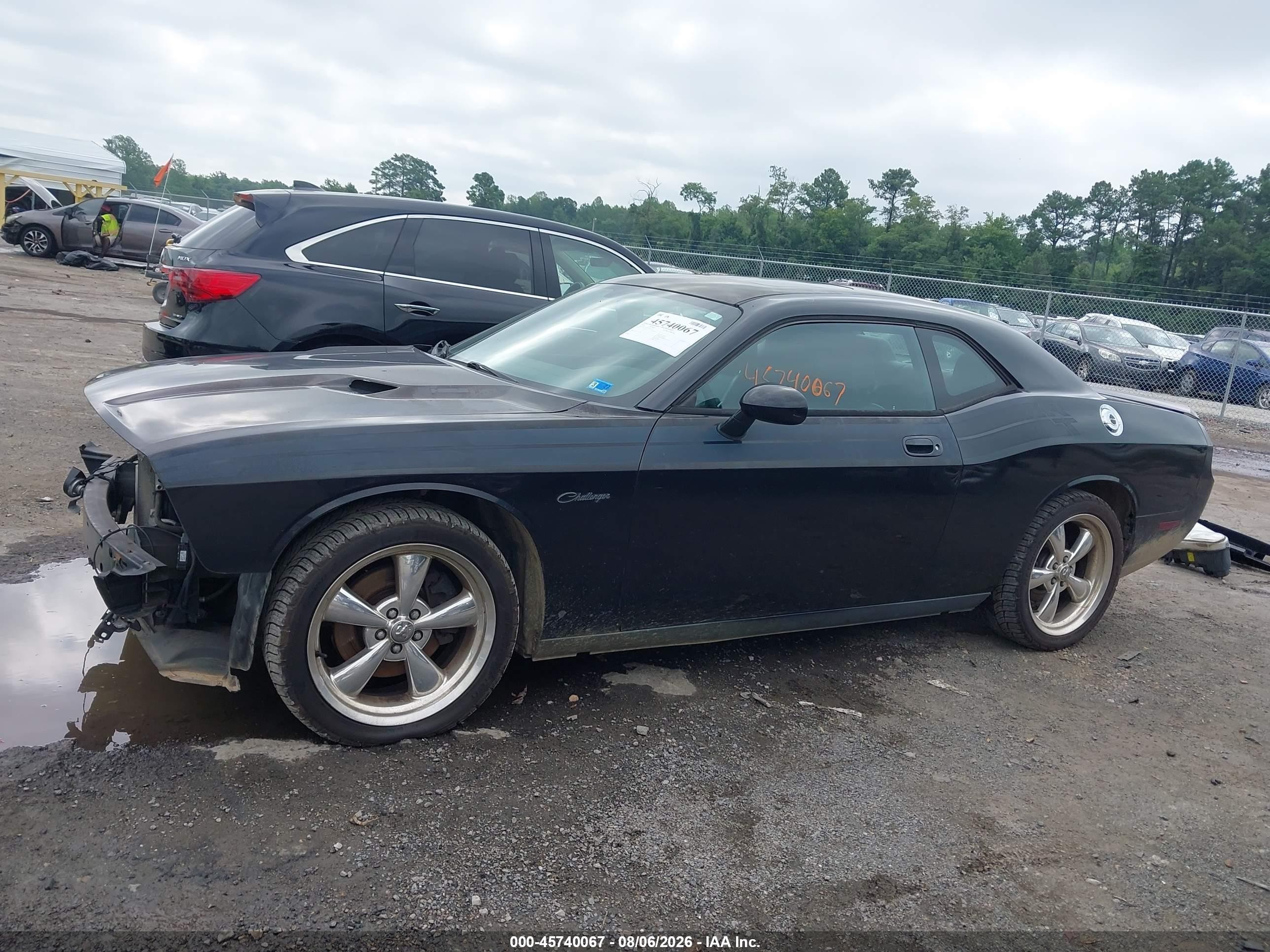 2010 Dodge Challenger R/t Black vin: 2B3CJ5DTXAH111715