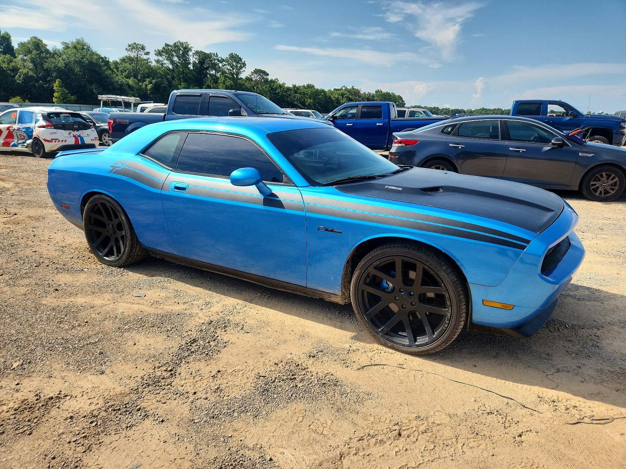 2010 Dodge Challenger R/t Blue vin: 2B3CJ5DTXAH130863