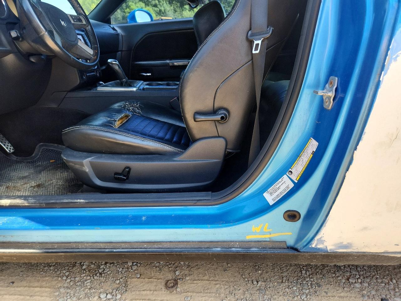 2010 Dodge Challenger R/t Blue vin: 2B3CJ5DTXAH130863