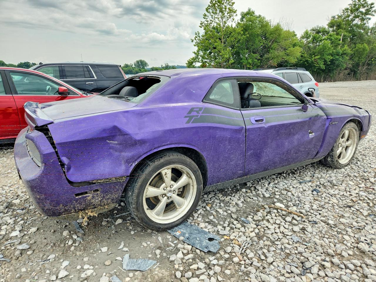 2010 Dodge Challenger R/t Purple vin: 2B3CJ5DTXAH174796