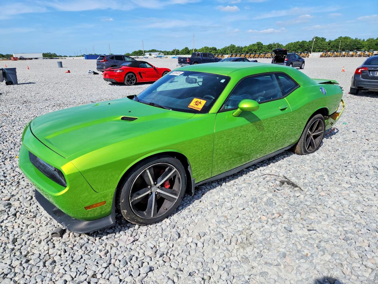 2011 Dodge Challenger Srt-8 Green vin: 2B3CJ7DJ3BH589633