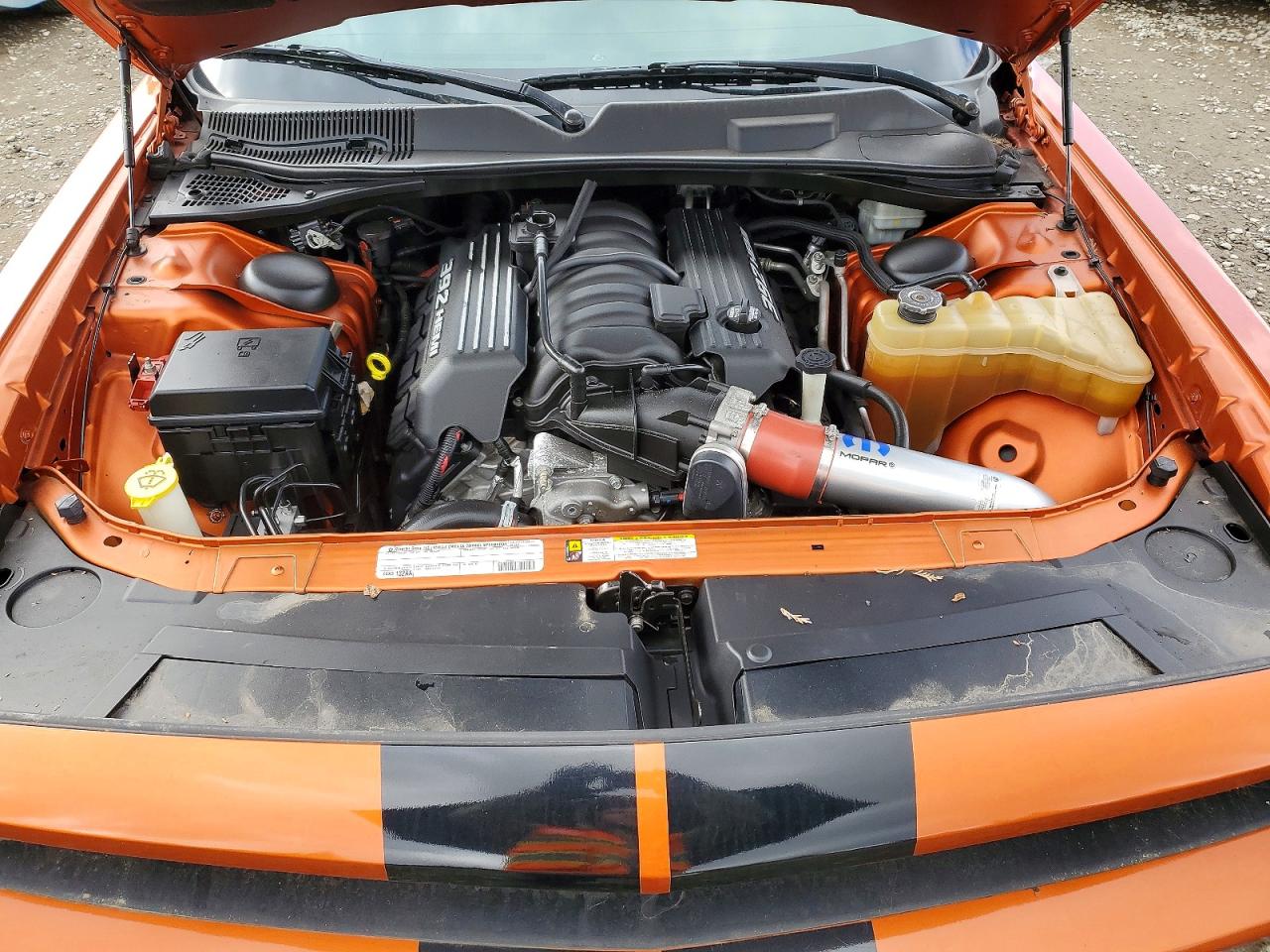2011 Dodge Challenger Srt-8 Orange vin: 2B3CJ7DJ4BH526492