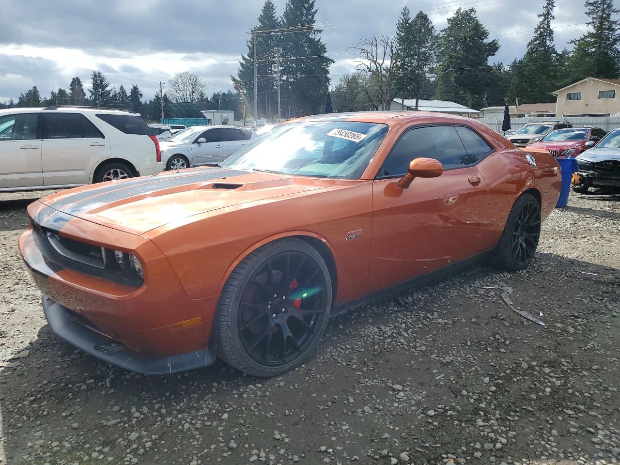 2011 Dodge Challenger Srt-8 Orange vin: 2B3CJ7DJ4BH526492