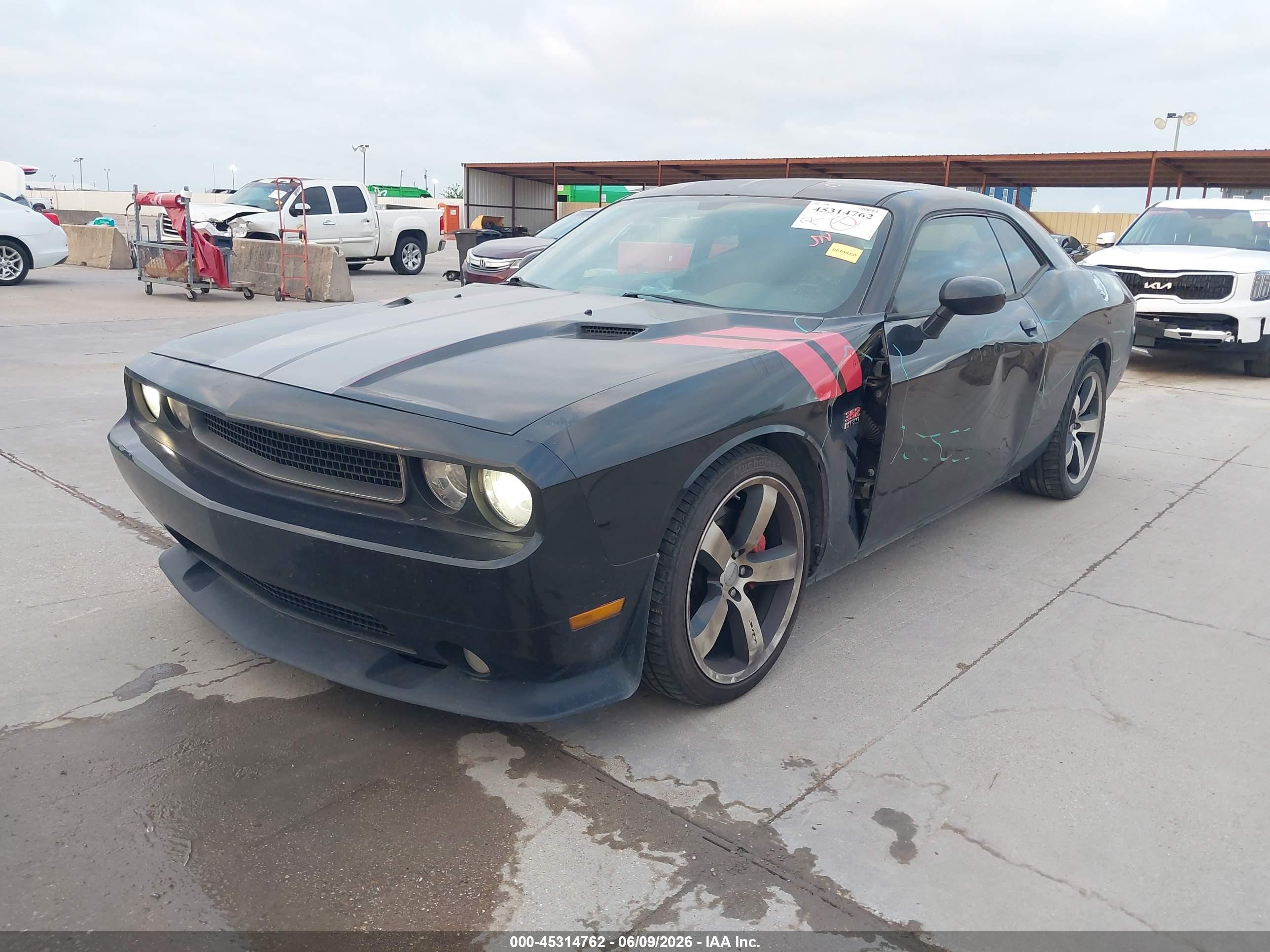 2011 Dodge Challenger Srt8 Black vin: 2B3CJ7DJ9BH548200