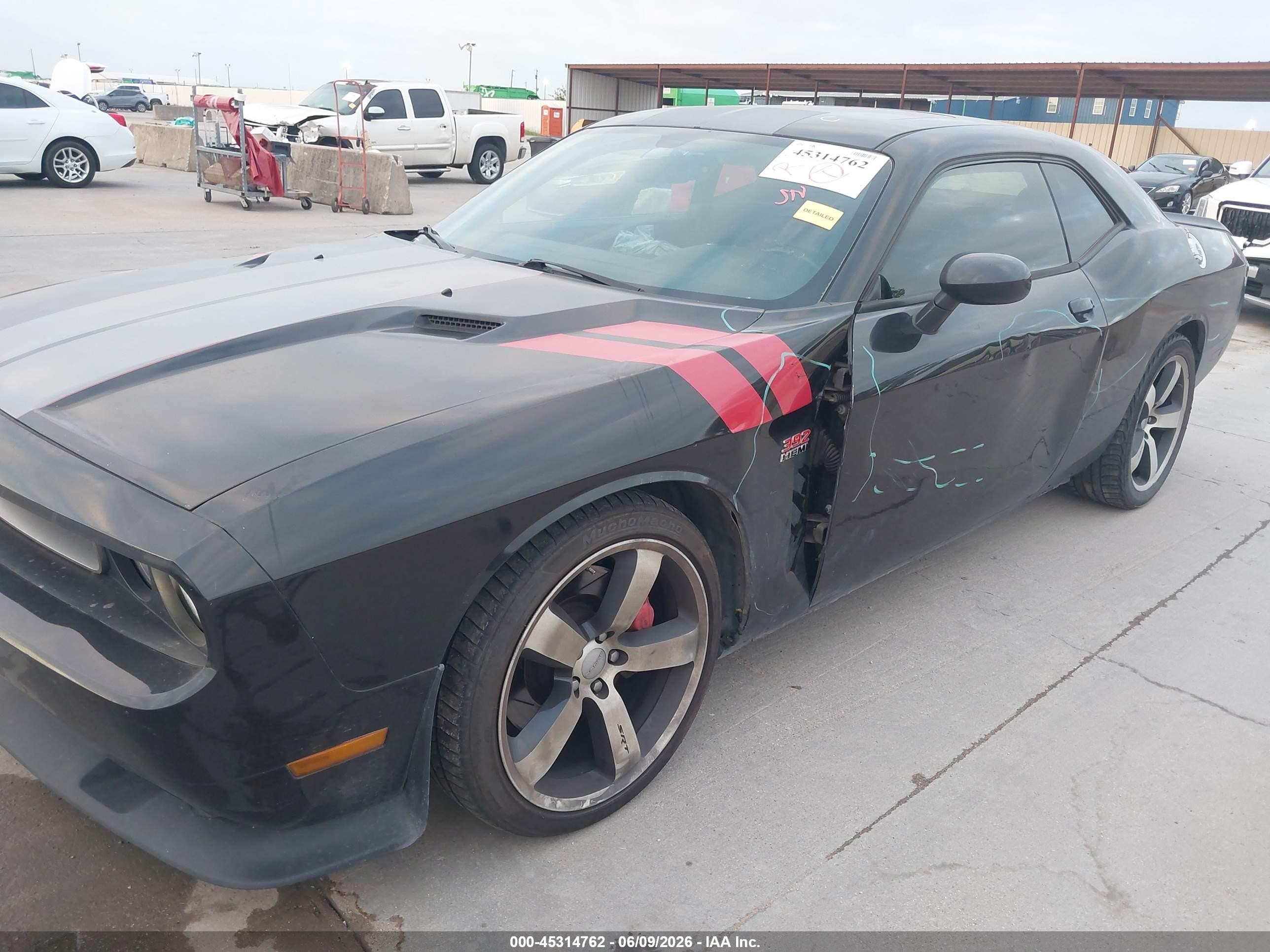 2011 Dodge Challenger Srt8 Black vin: 2B3CJ7DJ9BH548200