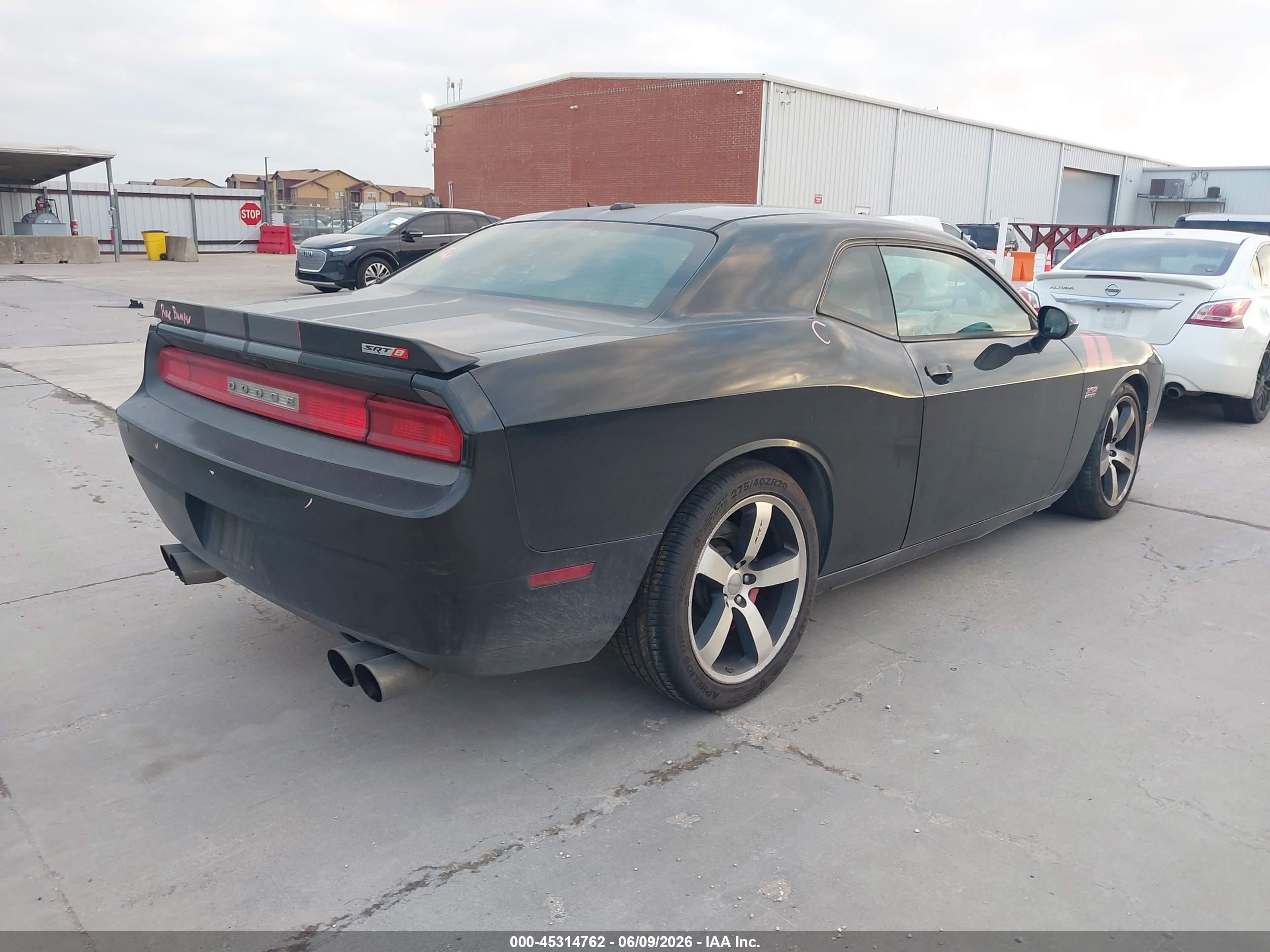 2011 Dodge Challenger Srt8 Black vin: 2B3CJ7DJ9BH548200