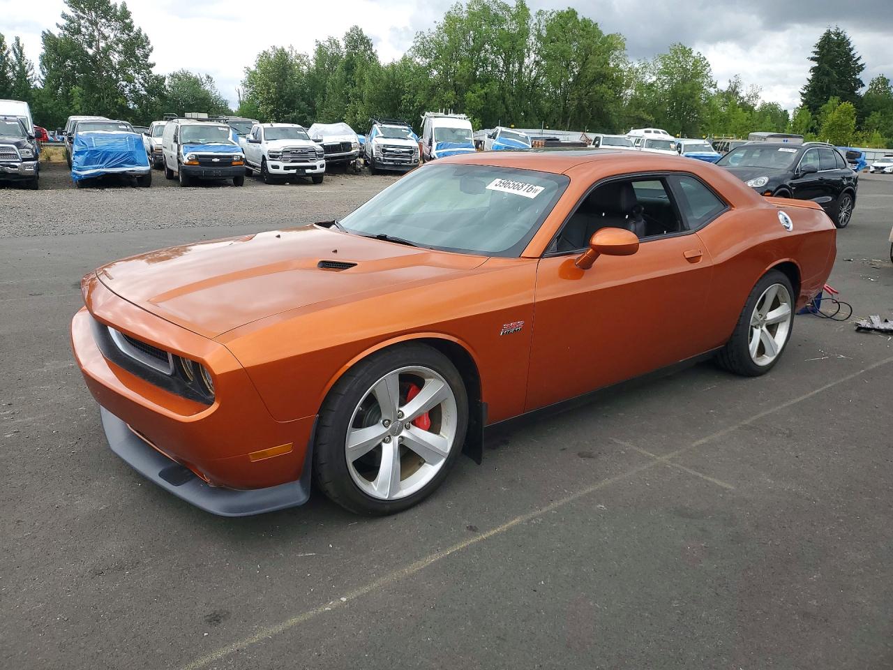 2011 Dodge Challenger Srt-8 Оранжевый vin: 2B3CJ7DJ9BH575171