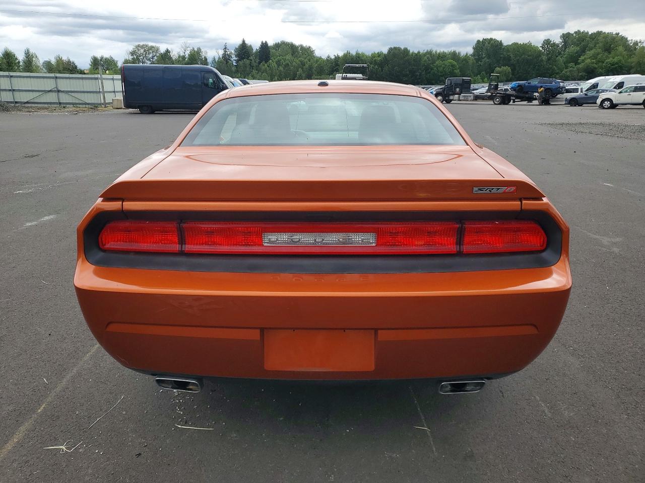 2011 Dodge Challenger Srt-8 Orange vin: 2B3CJ7DJ9BH575171