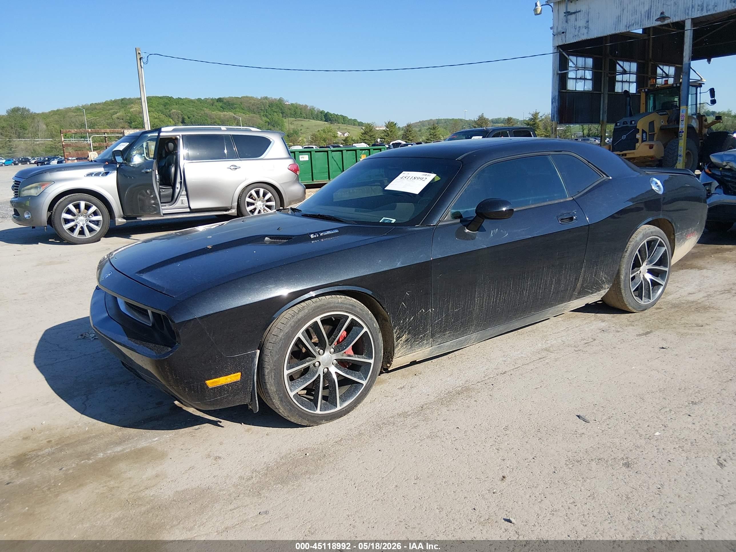2010 Dodge Challenger Srt8 Black vin: 2B3CJ7DW0AH283418