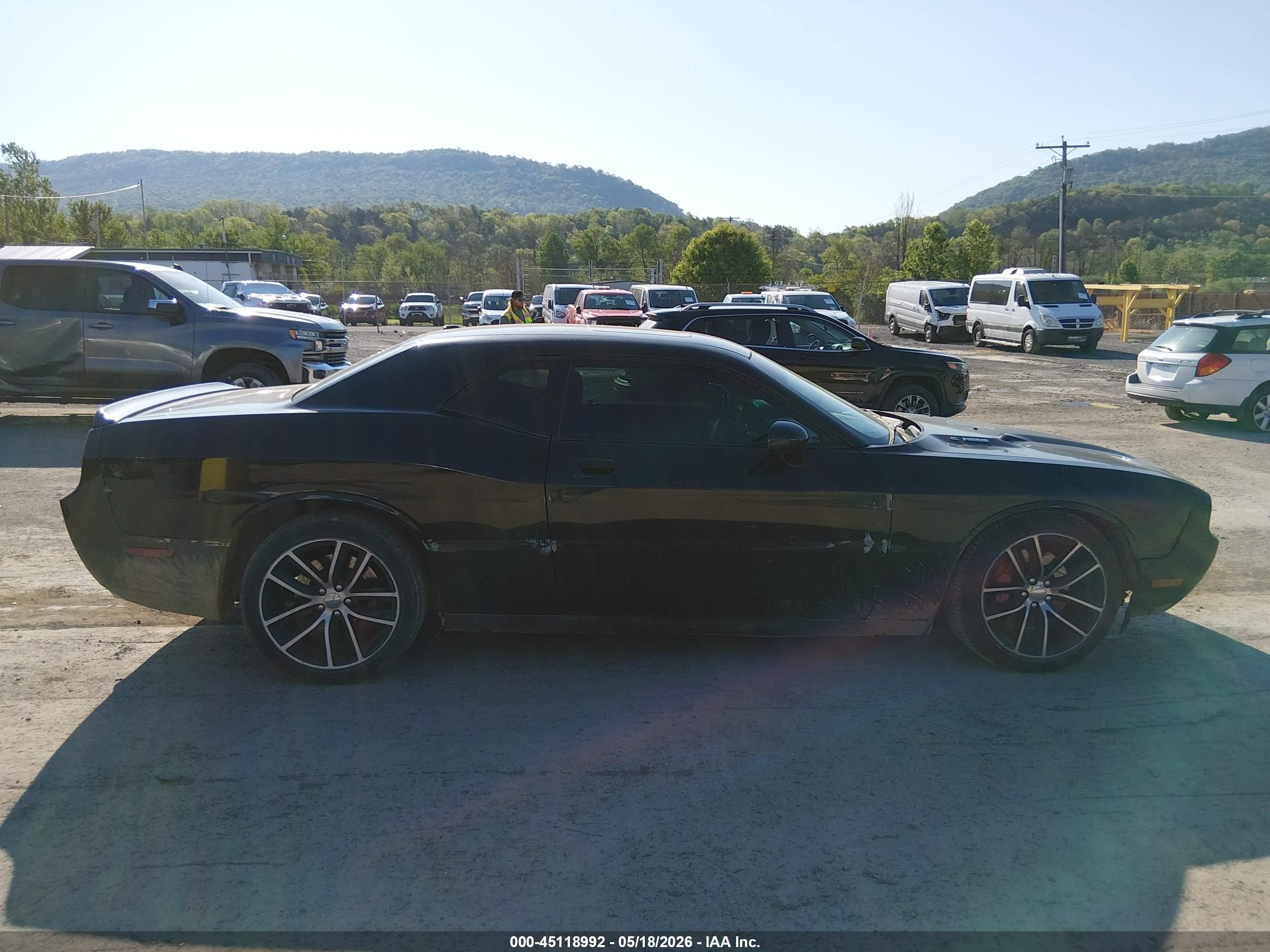 2010 Dodge Challenger Srt8 Black vin: 2B3CJ7DW0AH283418