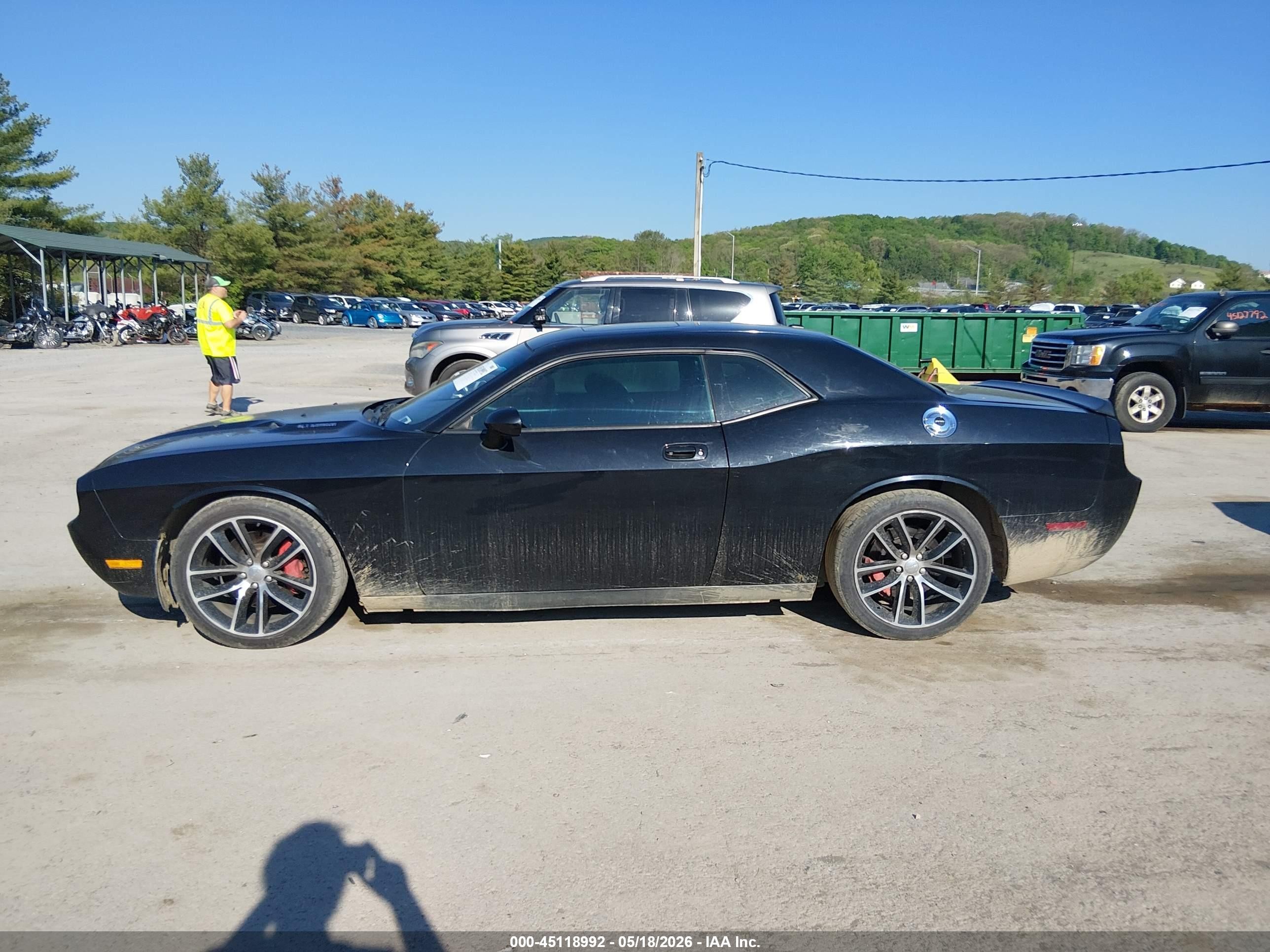 2010 Dodge Challenger Srt8 Black vin: 2B3CJ7DW0AH283418
