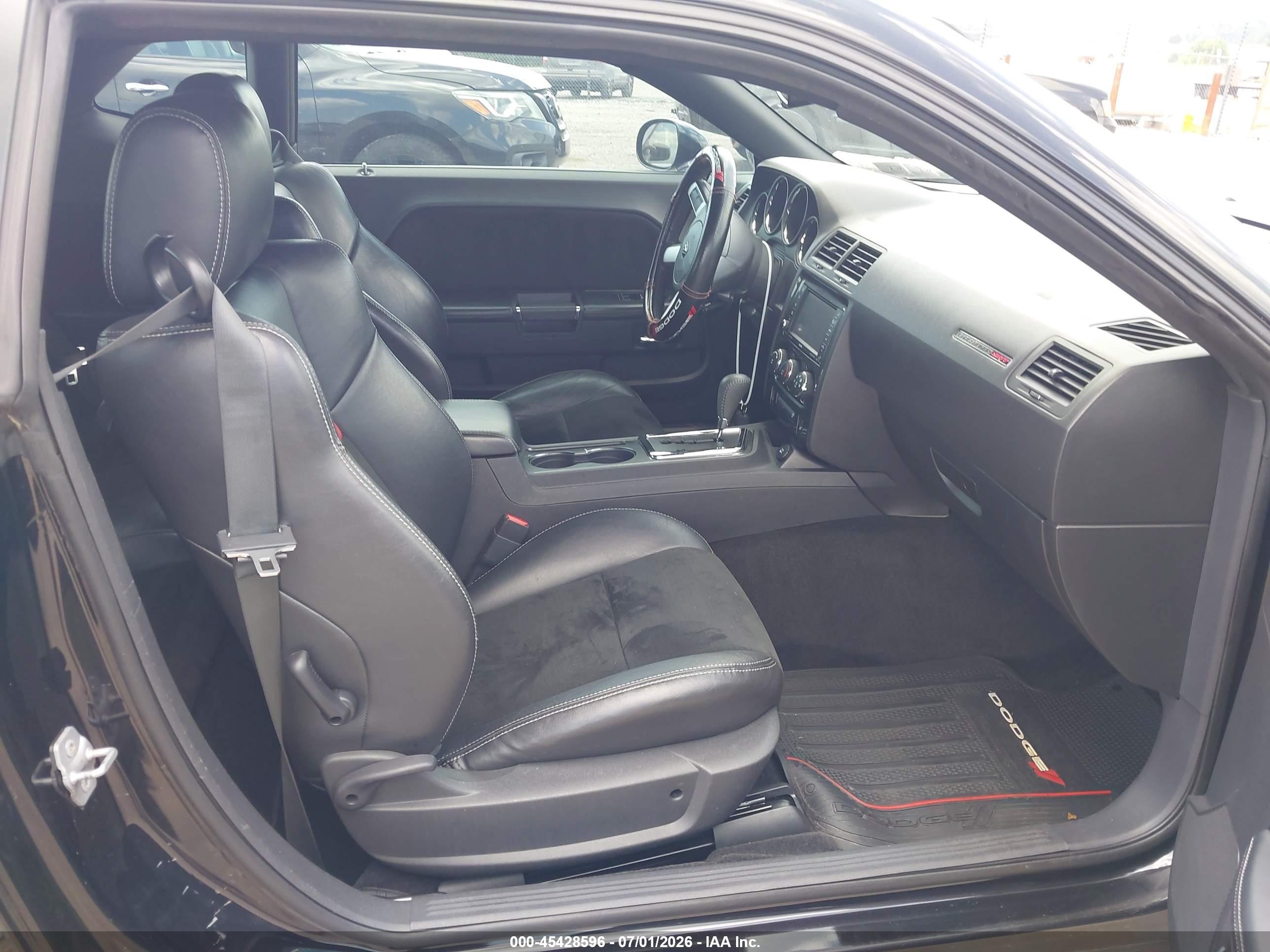 2010 Dodge Challenger Srt8 Black vin: 2B3CJ7DW1AH131471