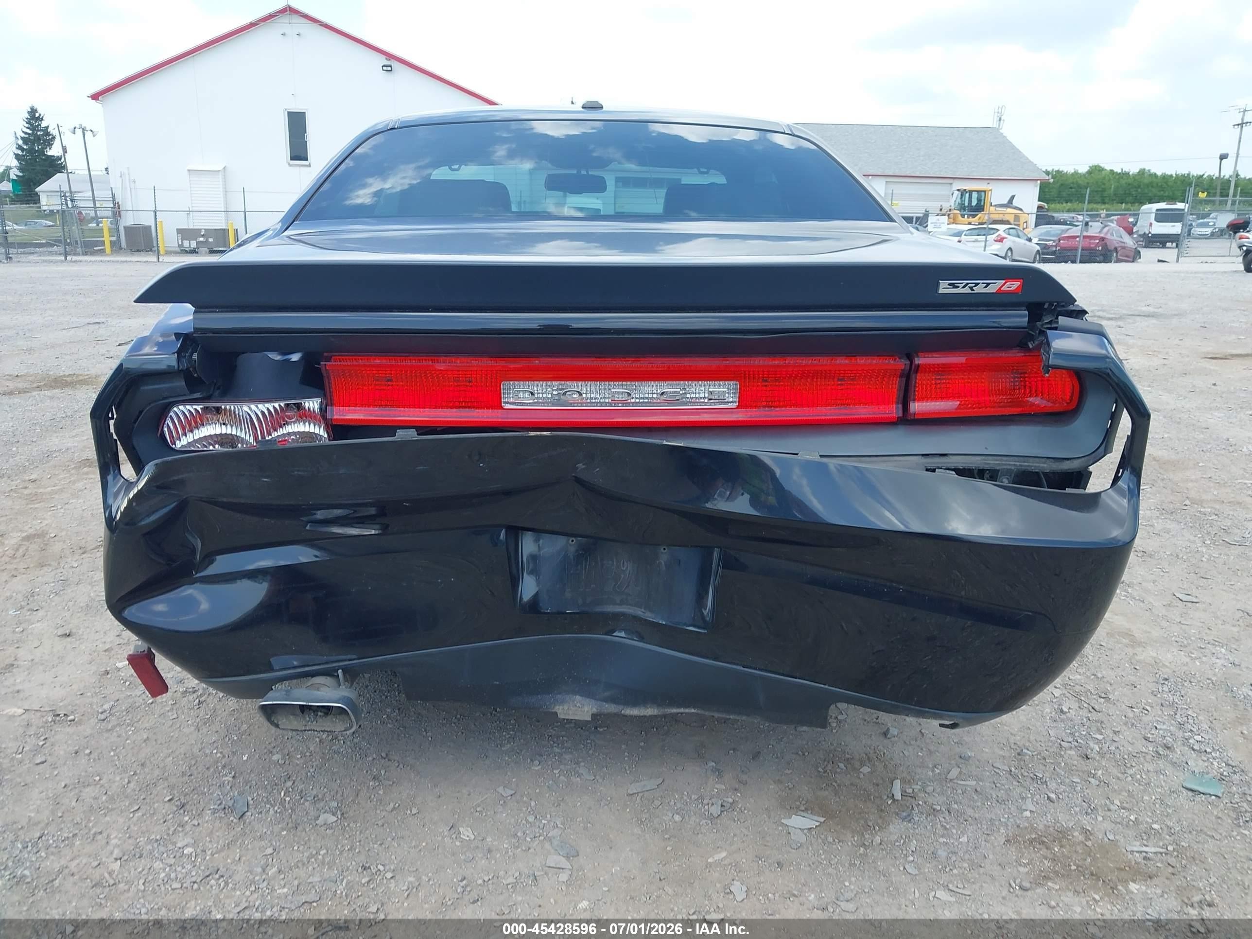 2010 Dodge Challenger Srt8 Black vin: 2B3CJ7DW1AH131471