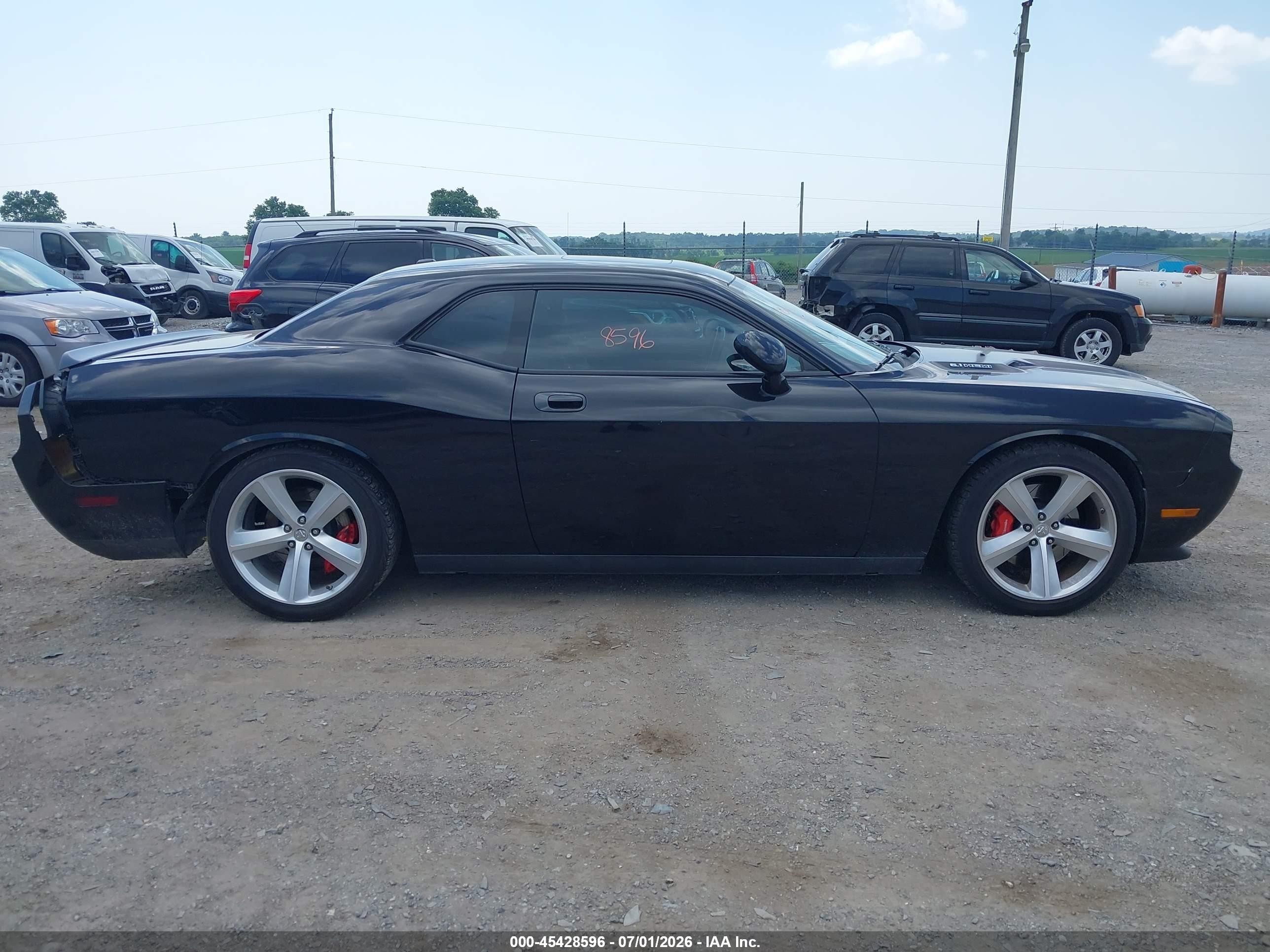 2010 Dodge Challenger Srt8 Black vin: 2B3CJ7DW1AH131471