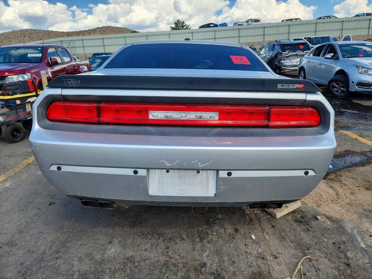 2010 Dodge Challenger Srt-8 Серый vin: 2B3CJ7DW1AH161277