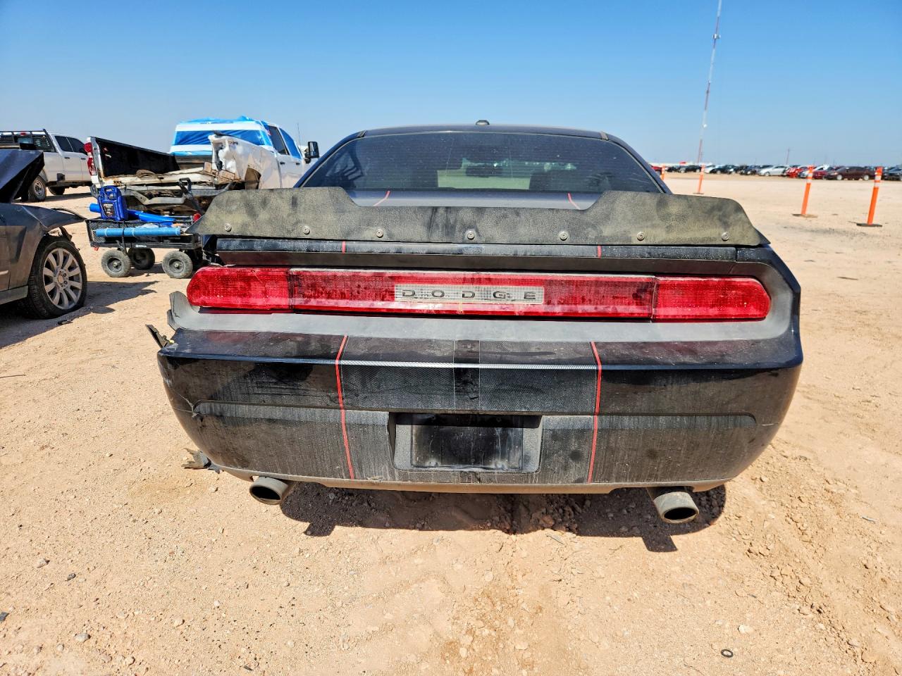 2010 Dodge Challenger Srt-8 Black vin: 2B3CJ7DW4AH161256