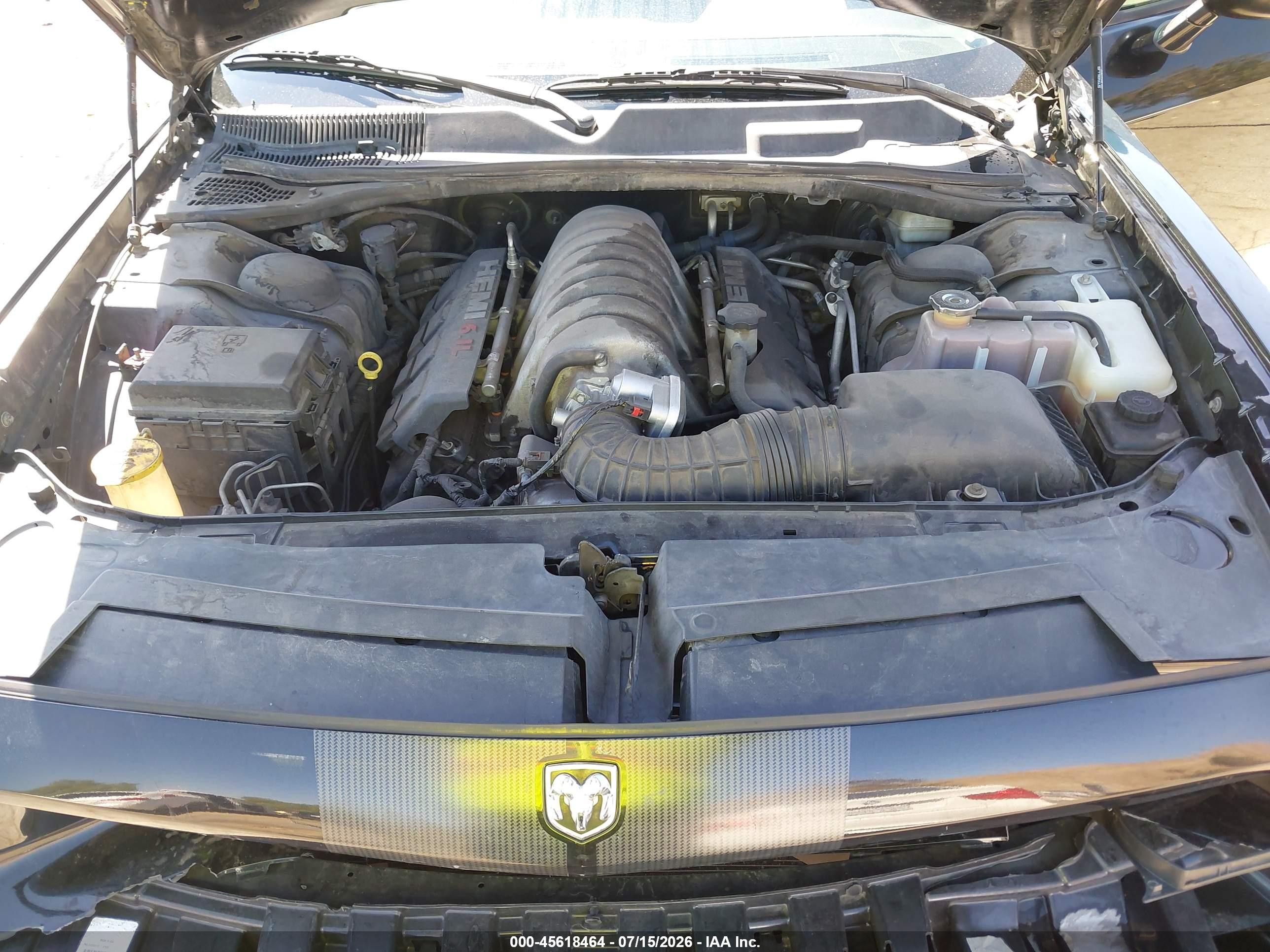 2010 Dodge Challenger Srt8 Black vin: 2B3CJ7DW6AH154955