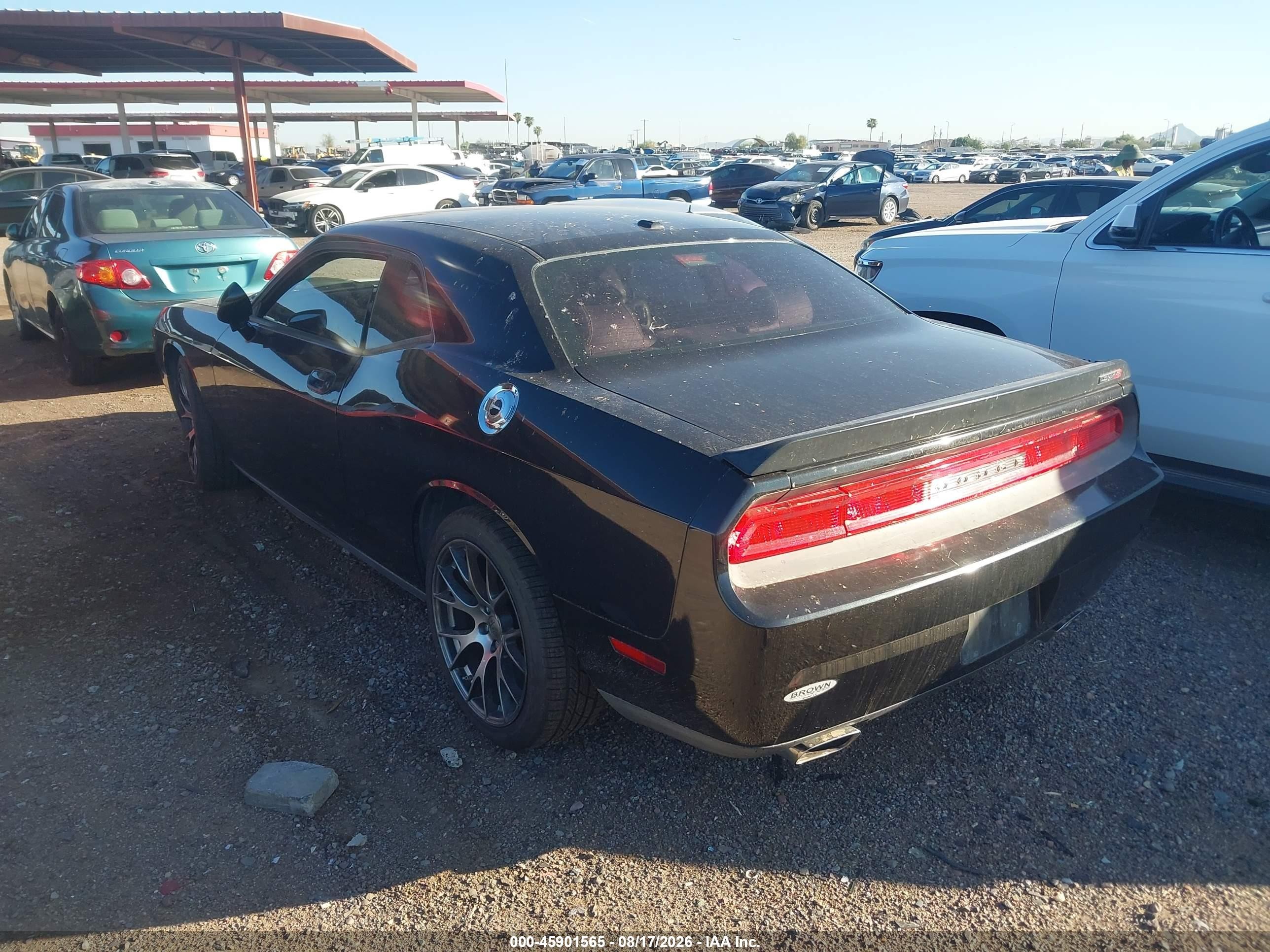 2010 Dodge Challenger Srt8 Black vin: 2B3CJ7DW7AH109569