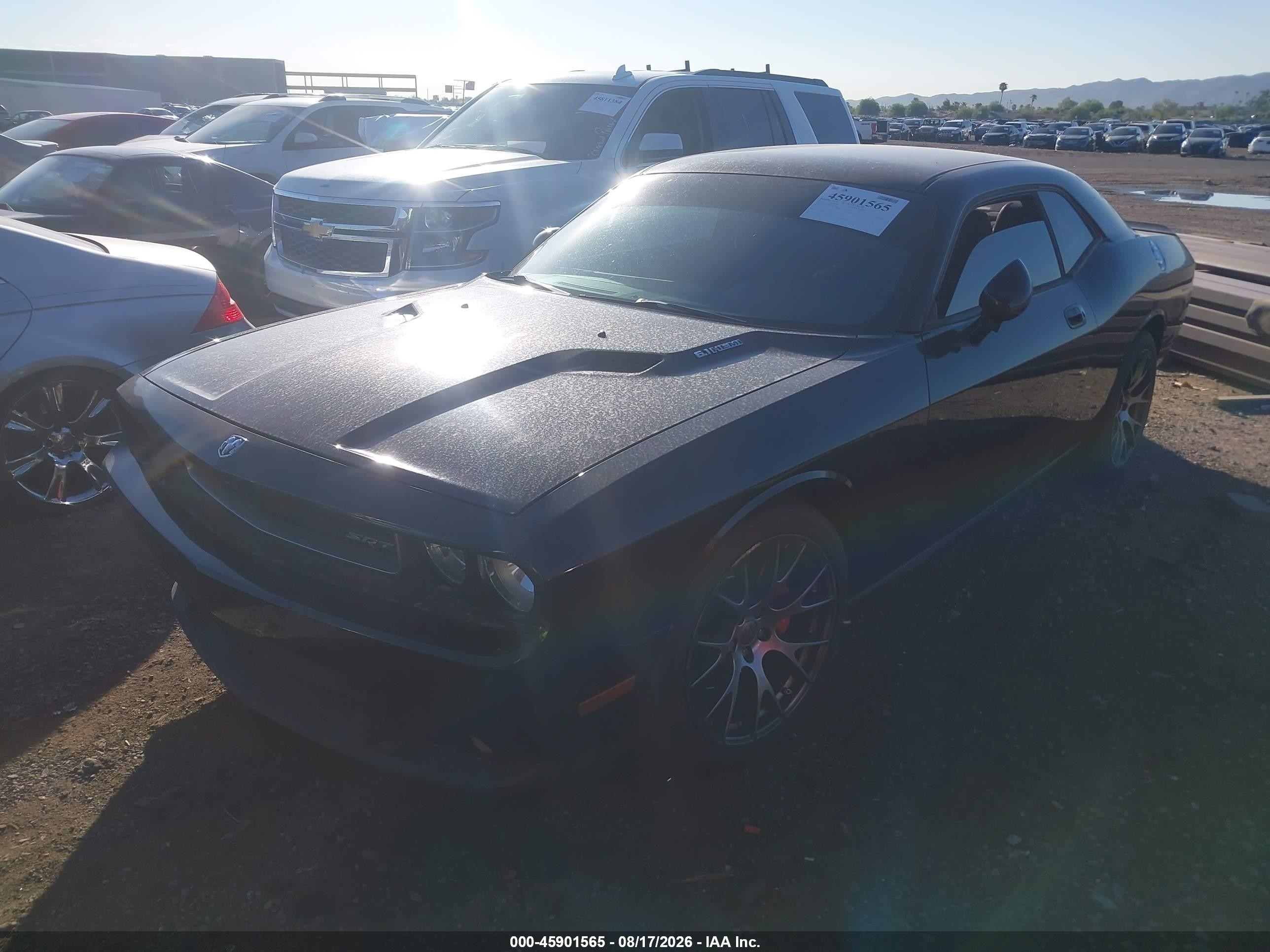 2010 Dodge Challenger Srt8 Black vin: 2B3CJ7DW7AH109569