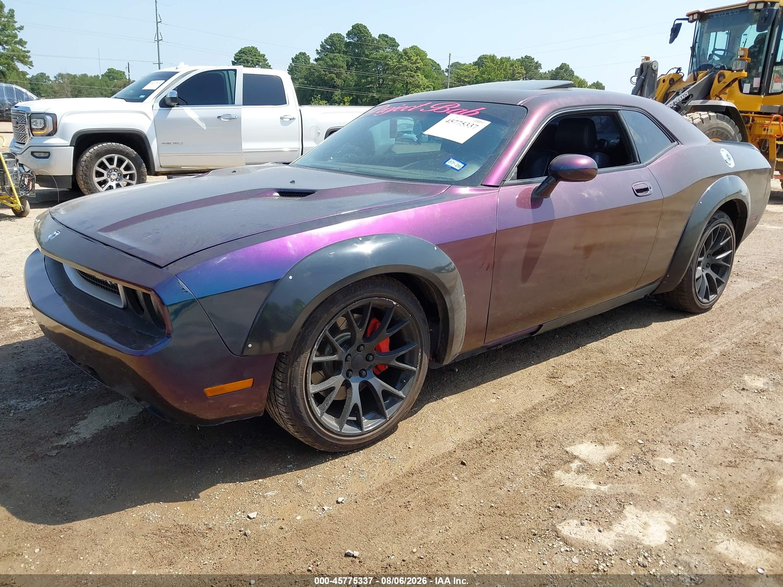 2010 Dodge Challenger Srt8 Purple vin: 2B3CJ7DW7AH190671
