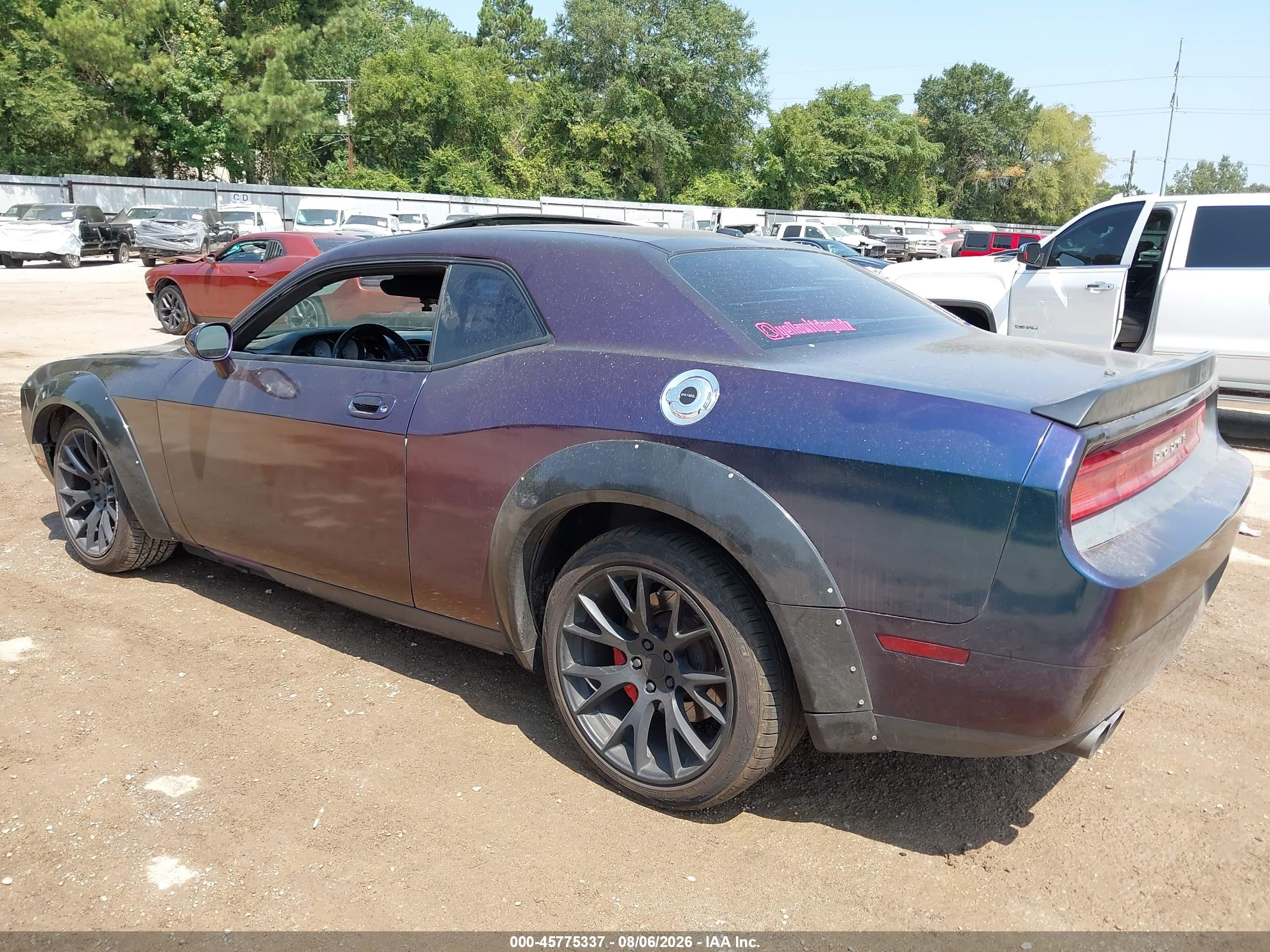2010 Dodge Challenger Srt8 Purple vin: 2B3CJ7DW7AH190671