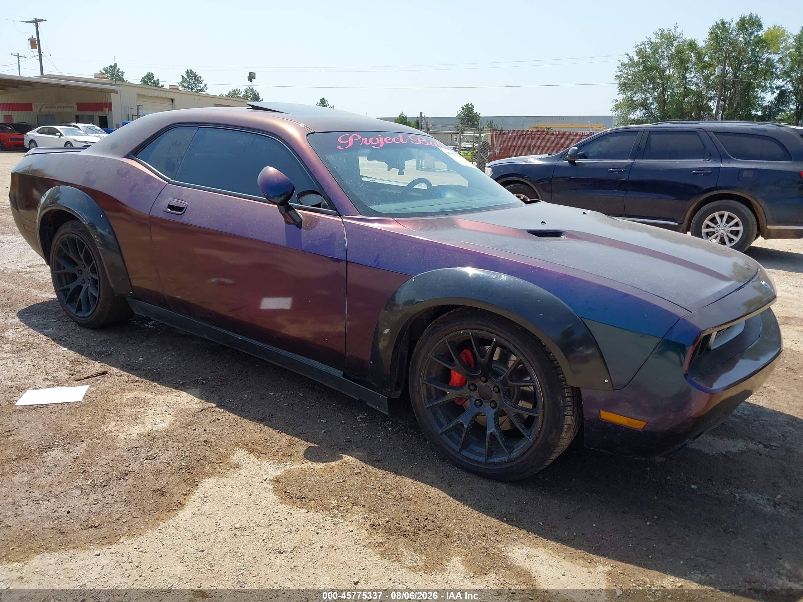 2010 Dodge Challenger Srt8 Фиолетовый vin: 2B3CJ7DW7AH190671