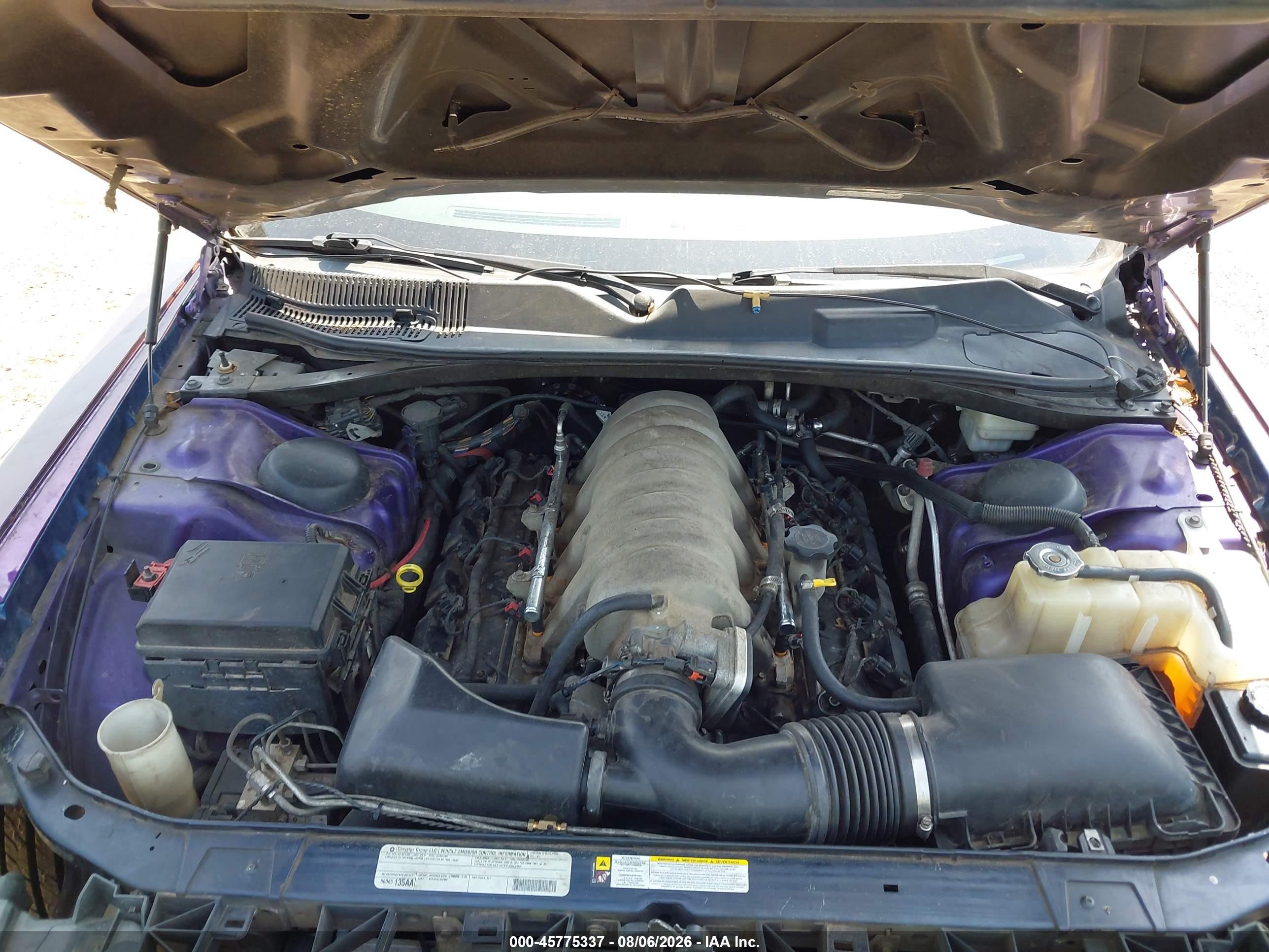 2010 Dodge Challenger Srt8 Purple vin: 2B3CJ7DW7AH190671