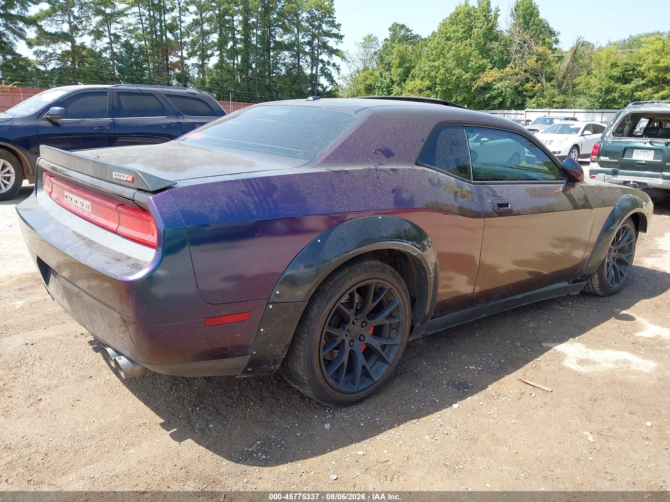 2010 Dodge Challenger Srt8 Purple vin: 2B3CJ7DW7AH190671