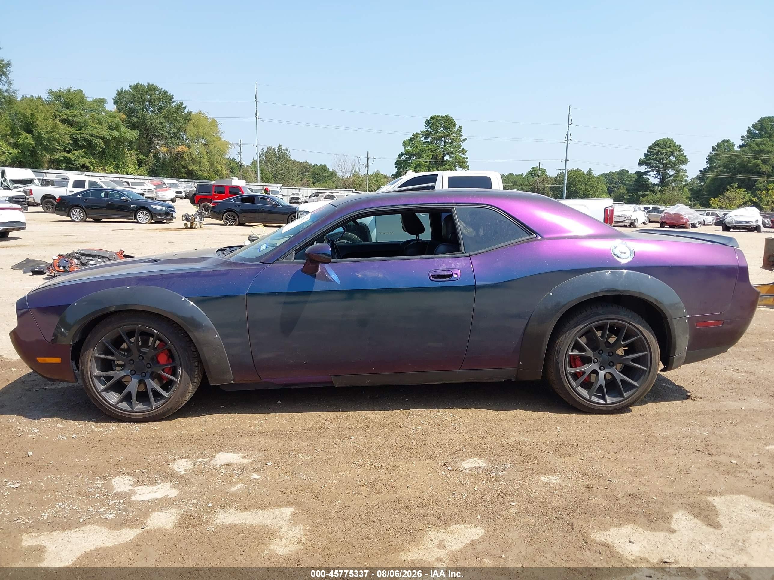 2010 Dodge Challenger Srt8 Purple vin: 2B3CJ7DW7AH190671