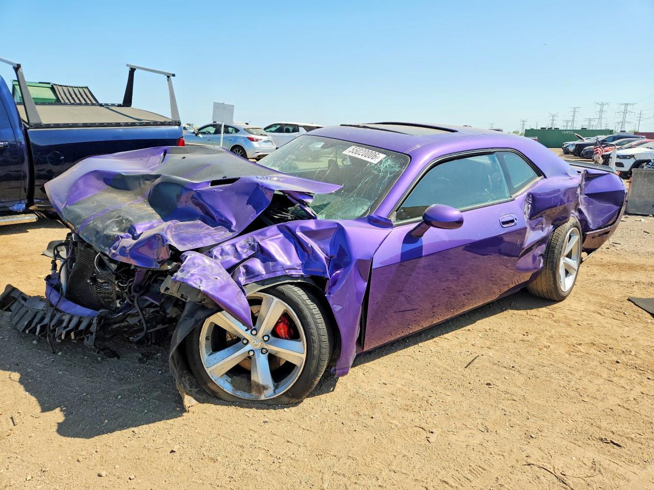 2010 Dodge Challenger Srt-8 Purple vin: 2B3CJ7DW8AH173149