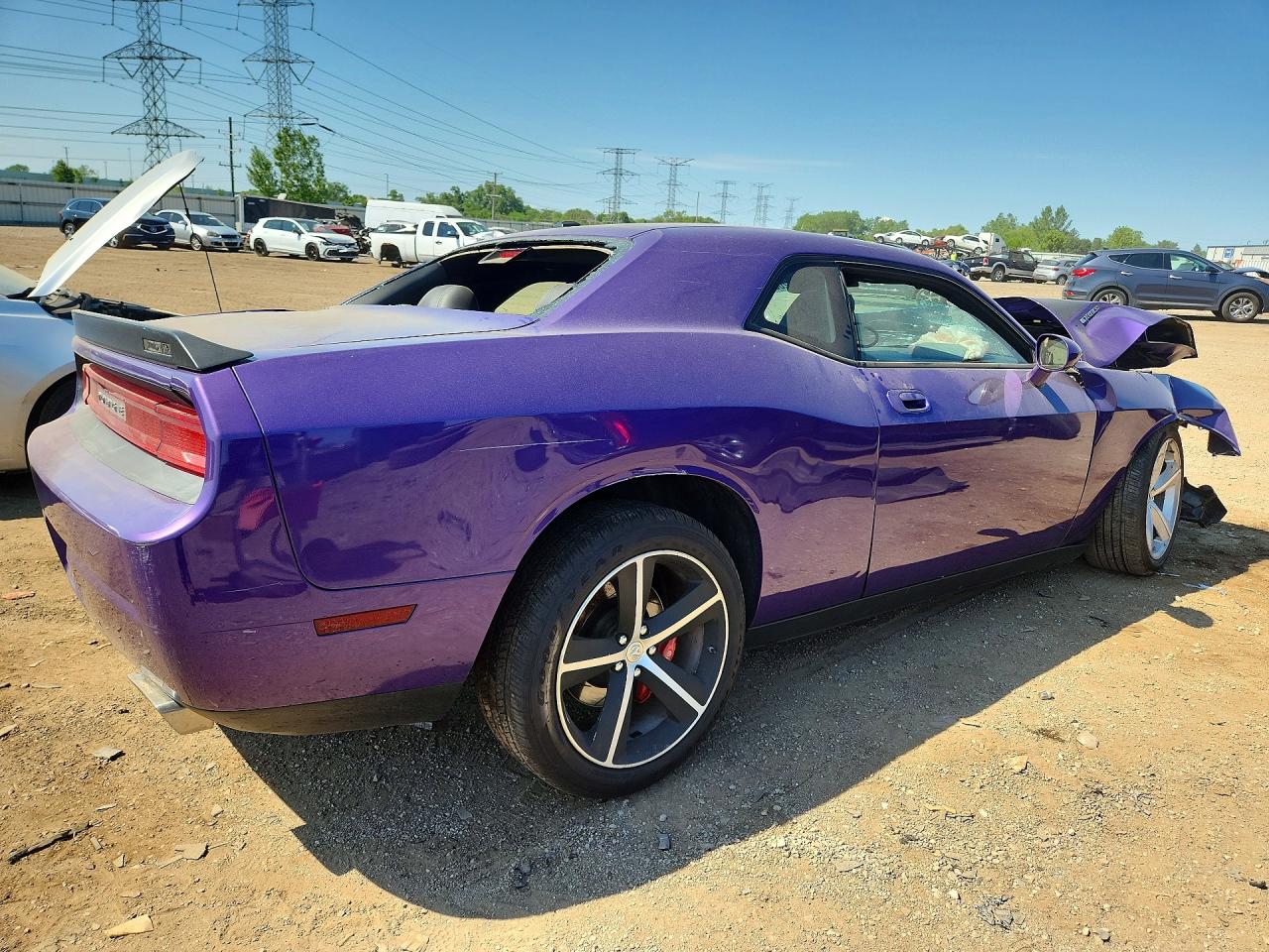 2010 Dodge Challenger Srt-8 Purple vin: 2B3CJ7DW8AH173149