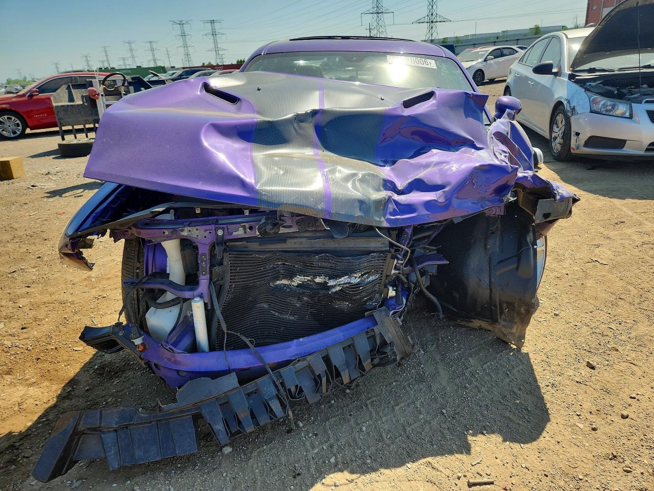 2010 Dodge Challenger Srt-8 Purple vin: 2B3CJ7DW8AH173149
