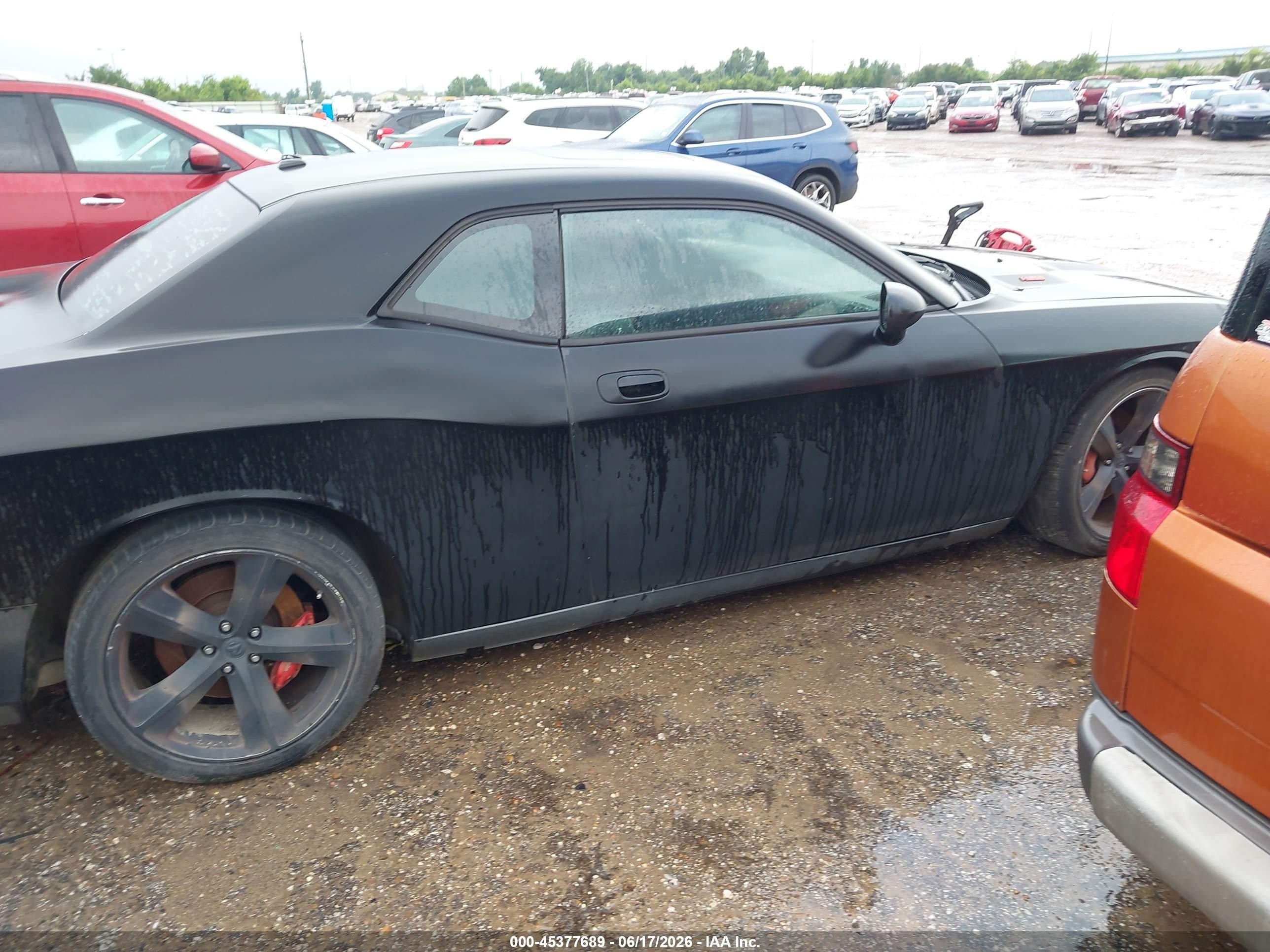 2010 Dodge Challenger Srt8 Black vin: 2B3CJ7DWXAH131498