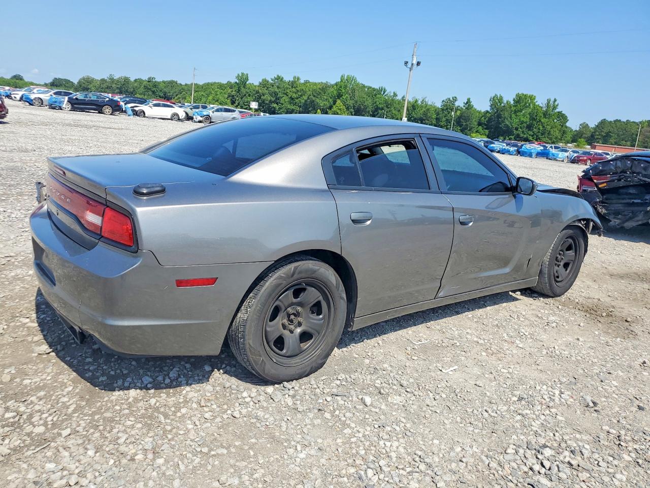 2011 Dodge Charger Police Silver vin: 2B3CL1CT0BH587784