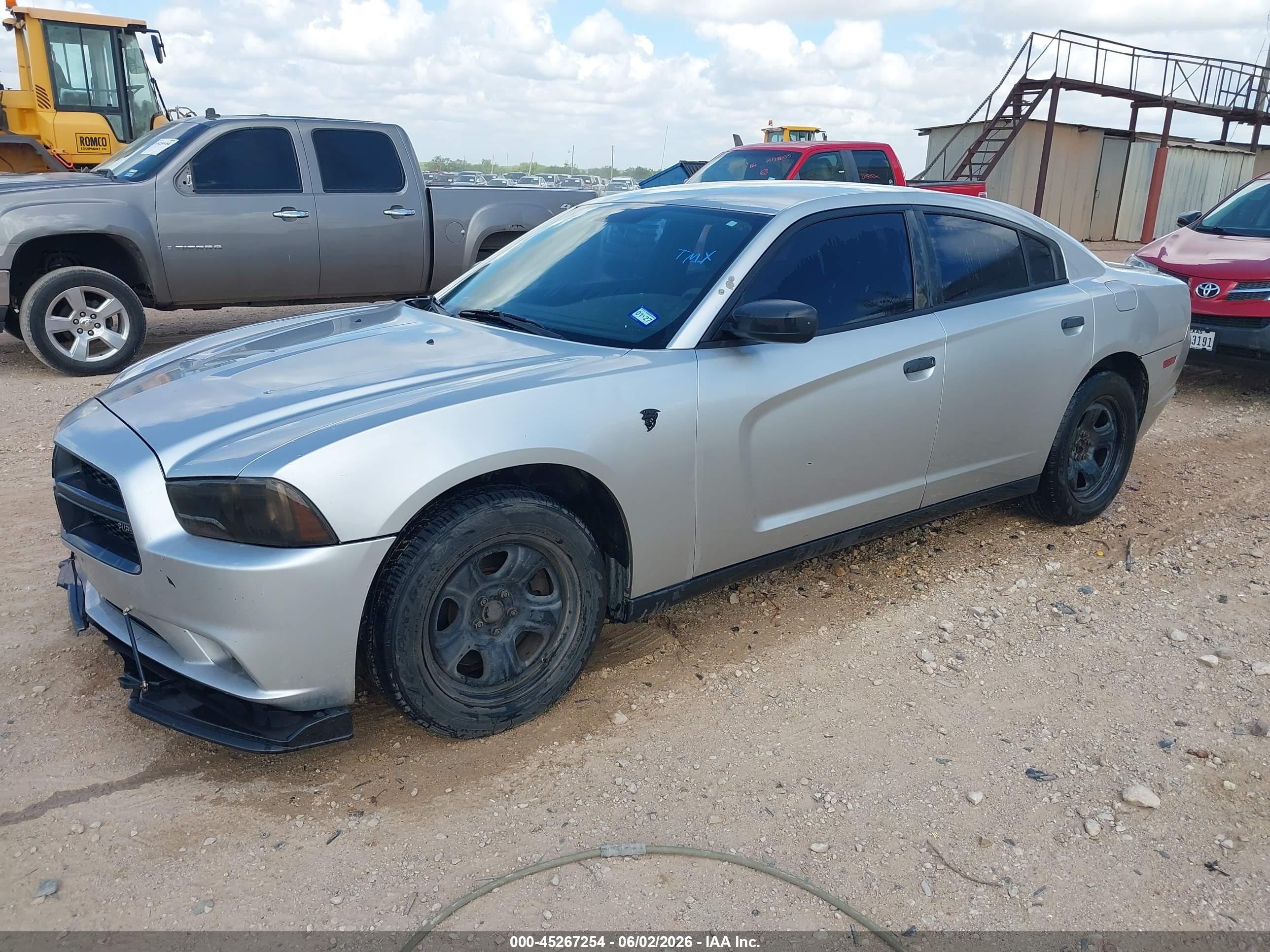 2011 Dodge Charger Police Silver vin: 2B3CL1CT1BH574512