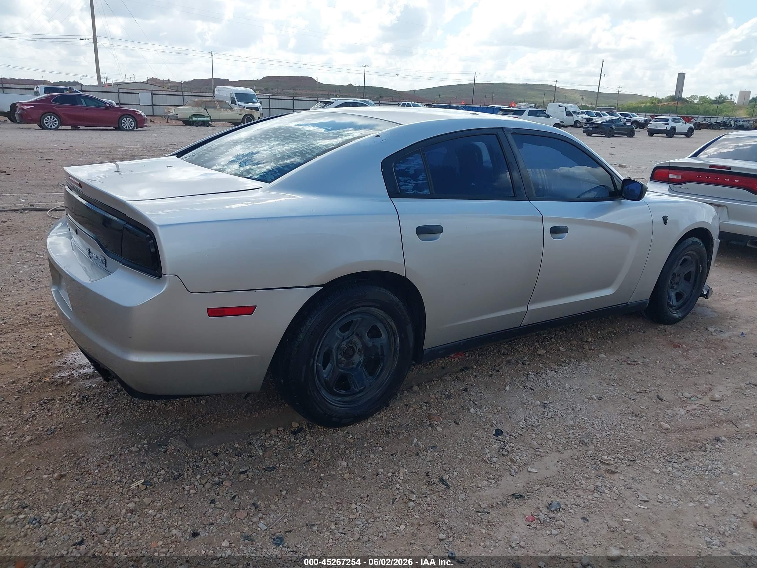 2011 Dodge Charger Police Silver vin: 2B3CL1CT1BH574512