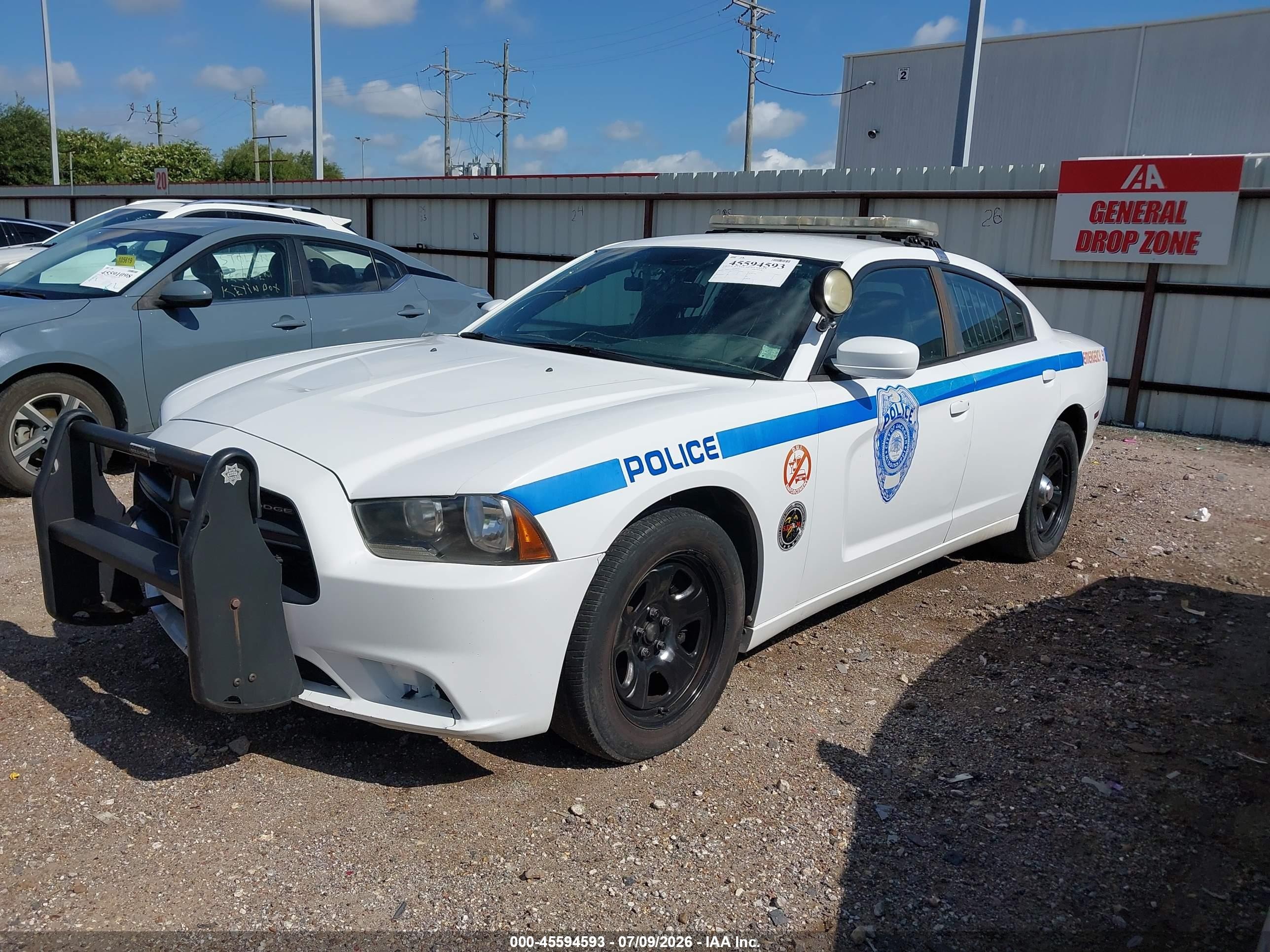 2011 Dodge Charger Police White vin: 2B3CL1CT3BH582305
