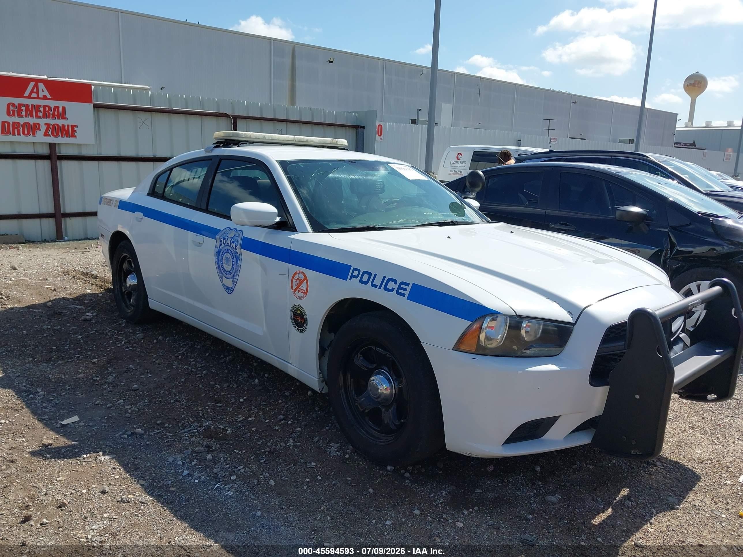 2011 Dodge Charger Police White vin: 2B3CL1CT3BH582305