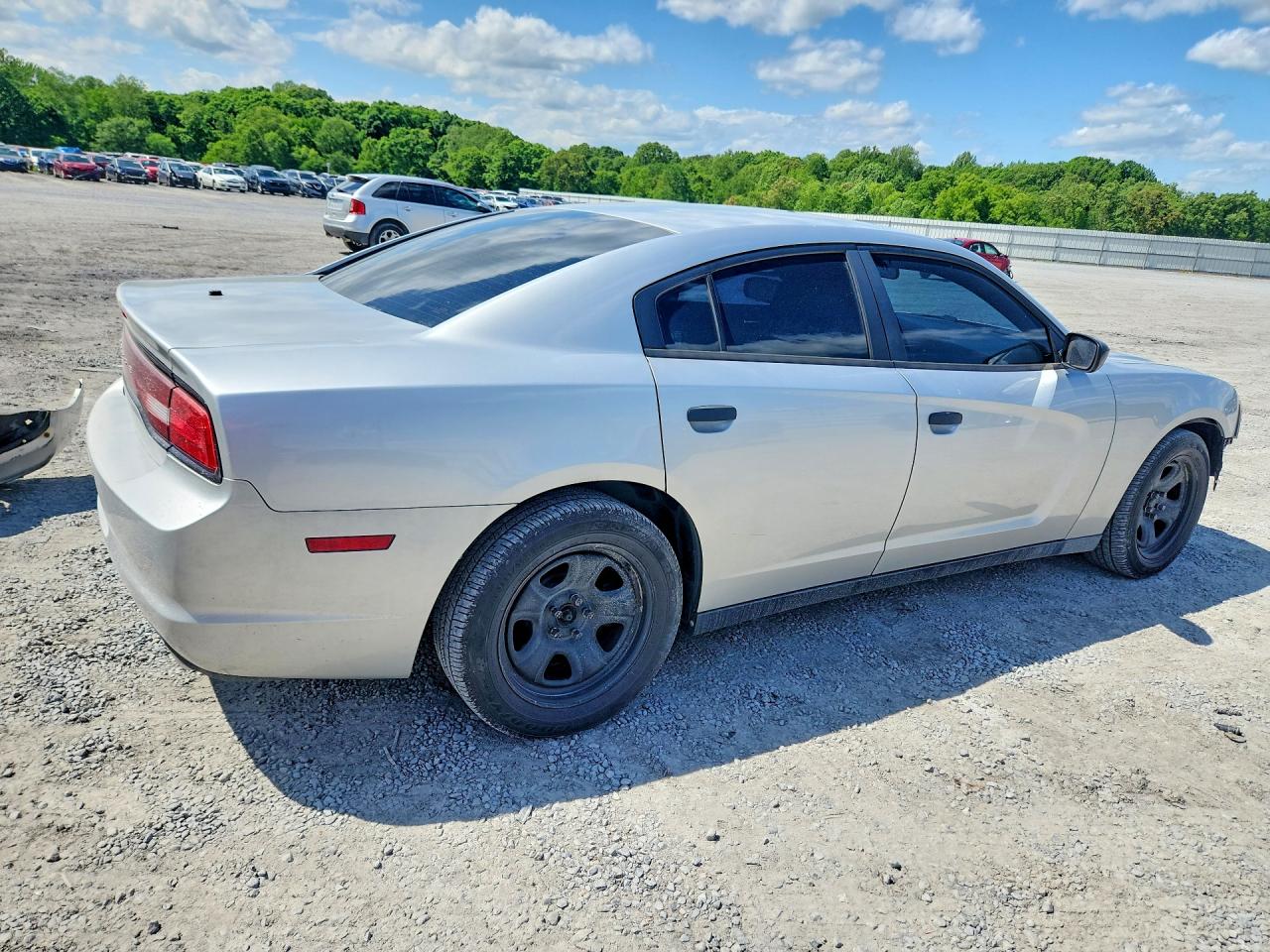 2011 Dodge Charger Police Silver vin: 2B3CL1CT8BH574443