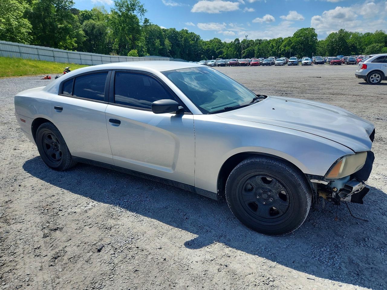 2011 Dodge Charger Police Silver vin: 2B3CL1CT8BH574443
