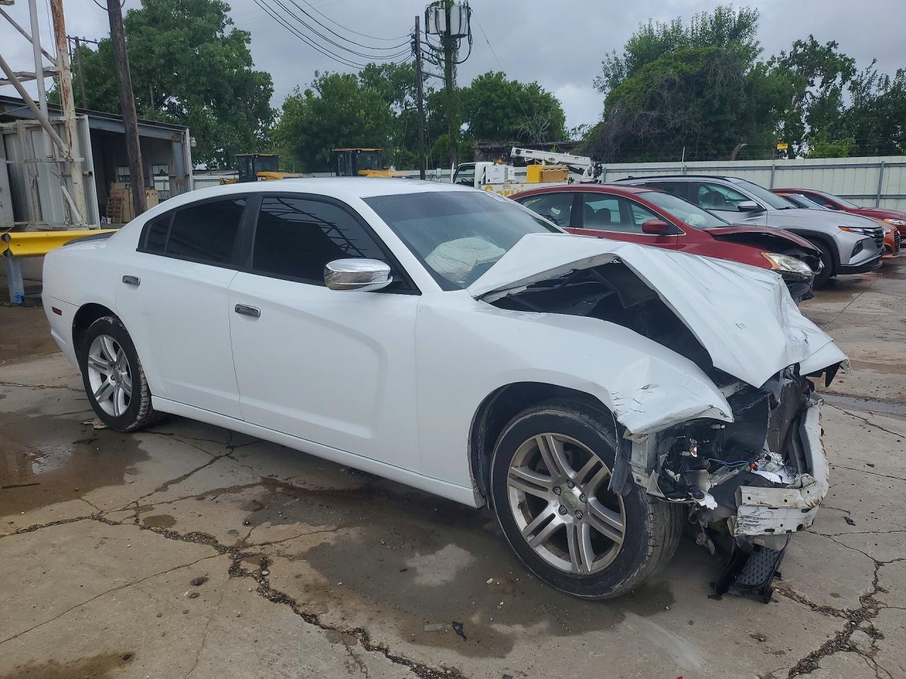 2011 Dodge Charger White vin: 2B3CL3CG1BH507374