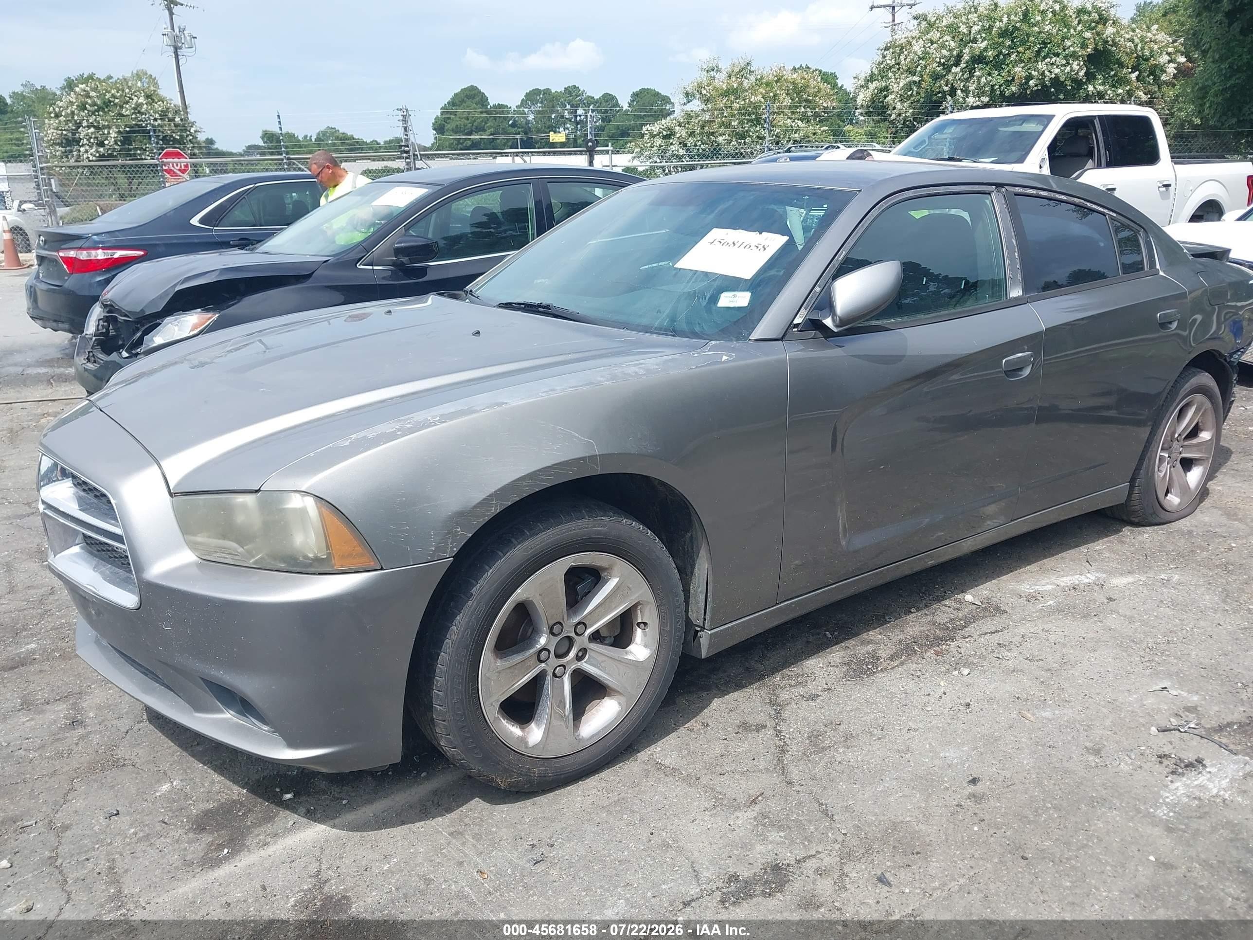 2011 Dodge Charger Gray vin: 2B3CL3CG1BH525180