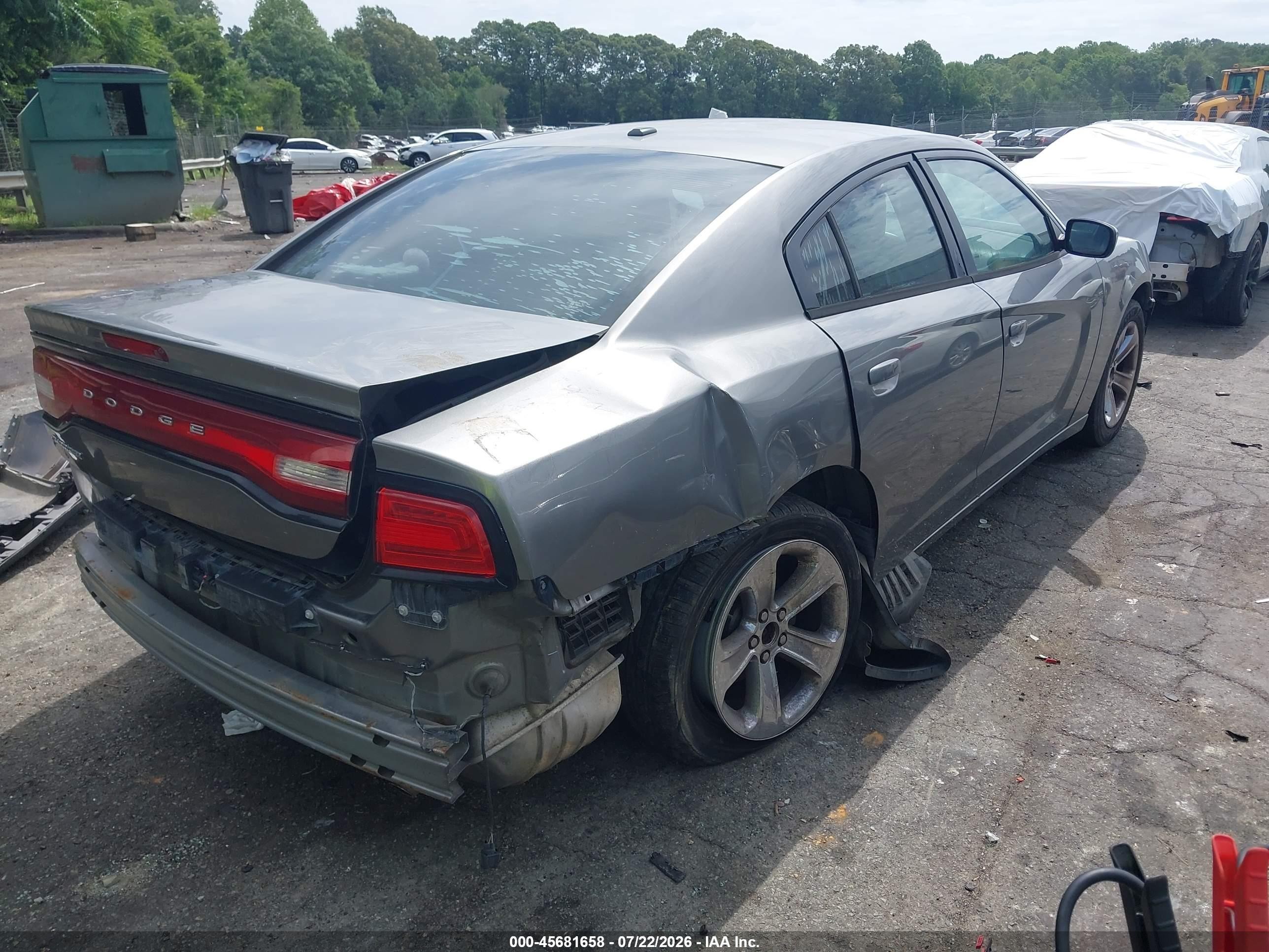2011 Dodge Charger Gray vin: 2B3CL3CG1BH525180